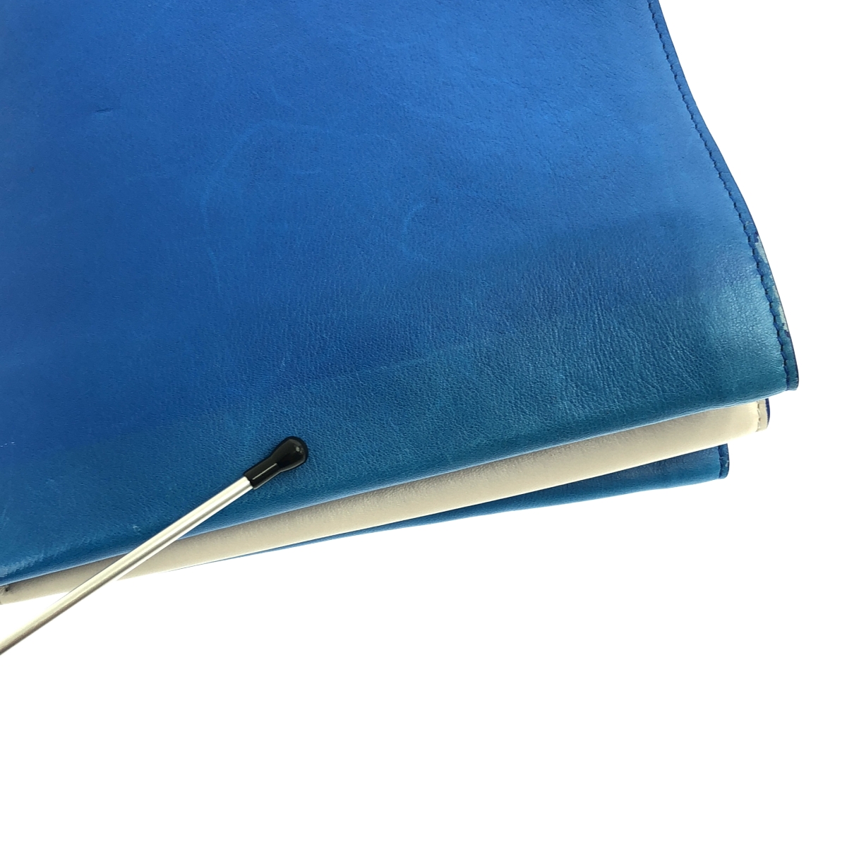 JIL SANDER / ジルサンダー バイカラー レザー クラッチバッグ