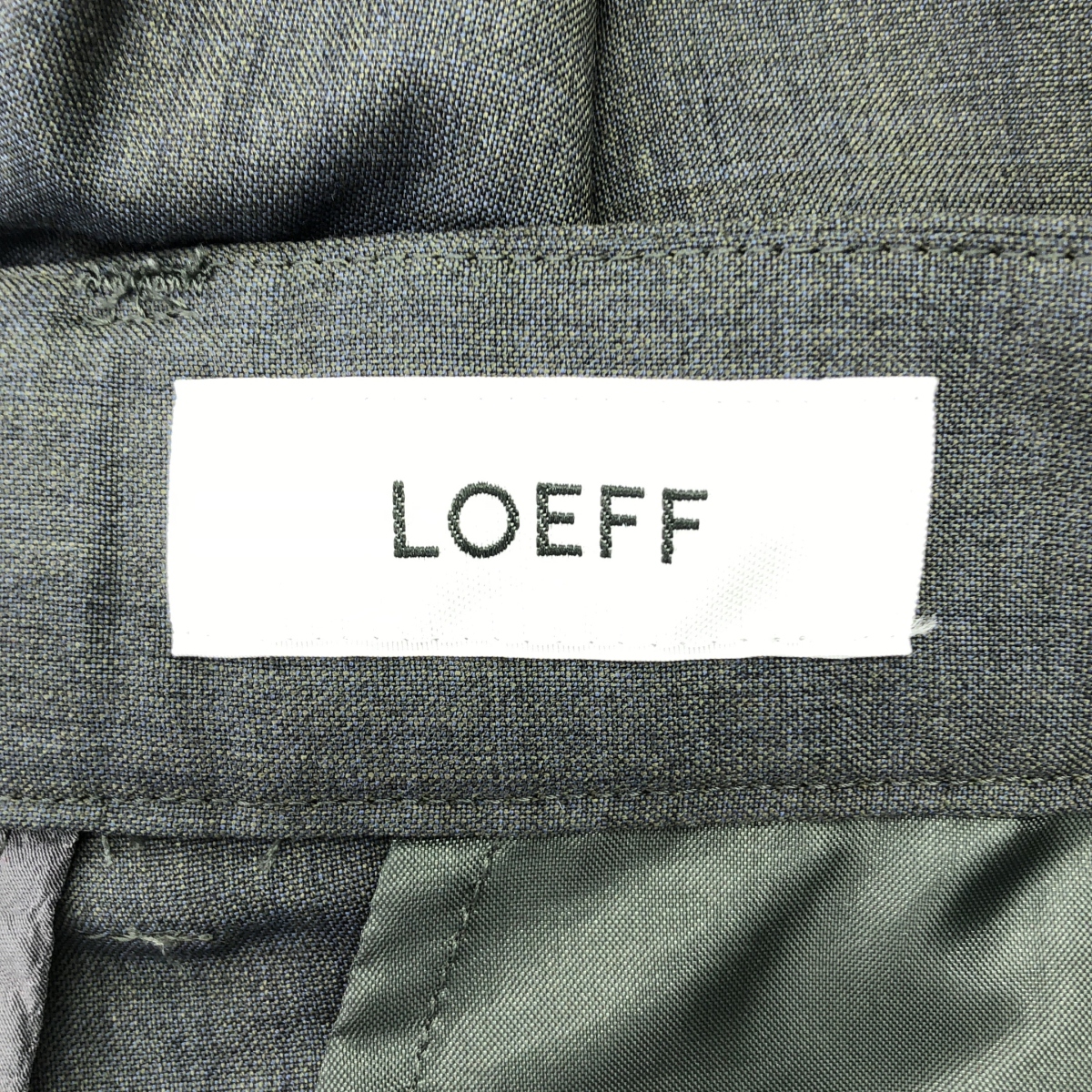LOEFF / ロエフ ワイド スラックス パンツ