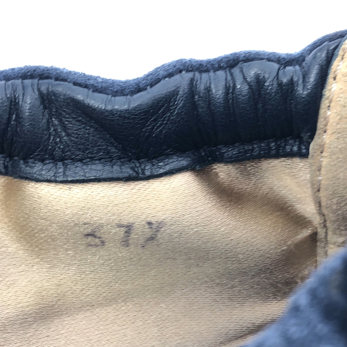 TOD'S / トッズ スエード レザー ビジュー装飾 リボン ワンポイントロゴ バレエシューズ