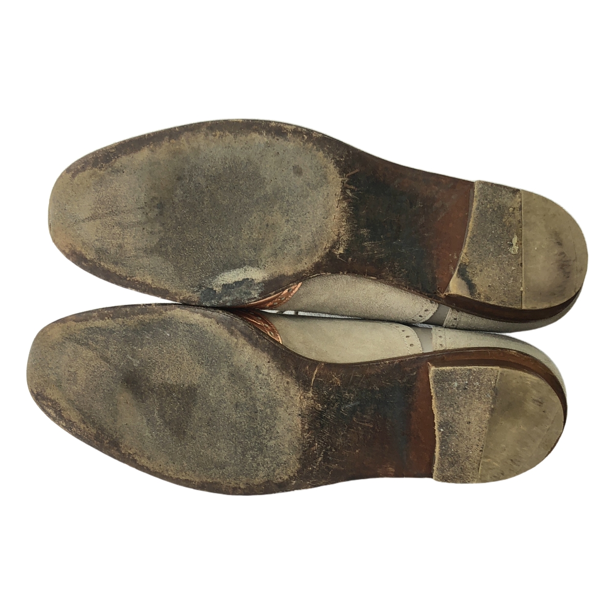 LANVIN / ランバン レザー スエード切替 レースアップ ドレスシューズ