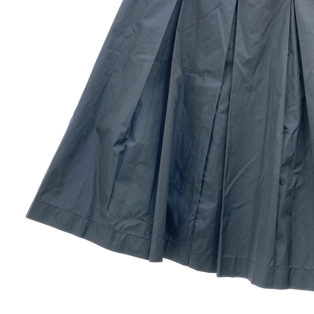 PRADA / プラダ サイドジップ ボリューム スカート / 裏地付き