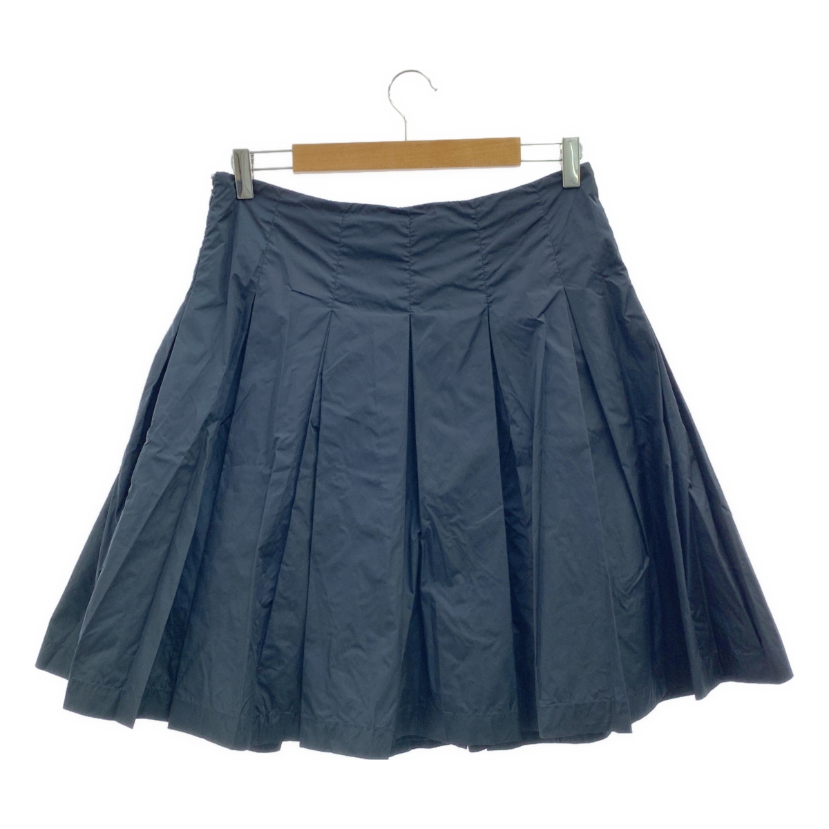 PRADA / プラダ サイドジップ ボリューム スカート / 裏地付き