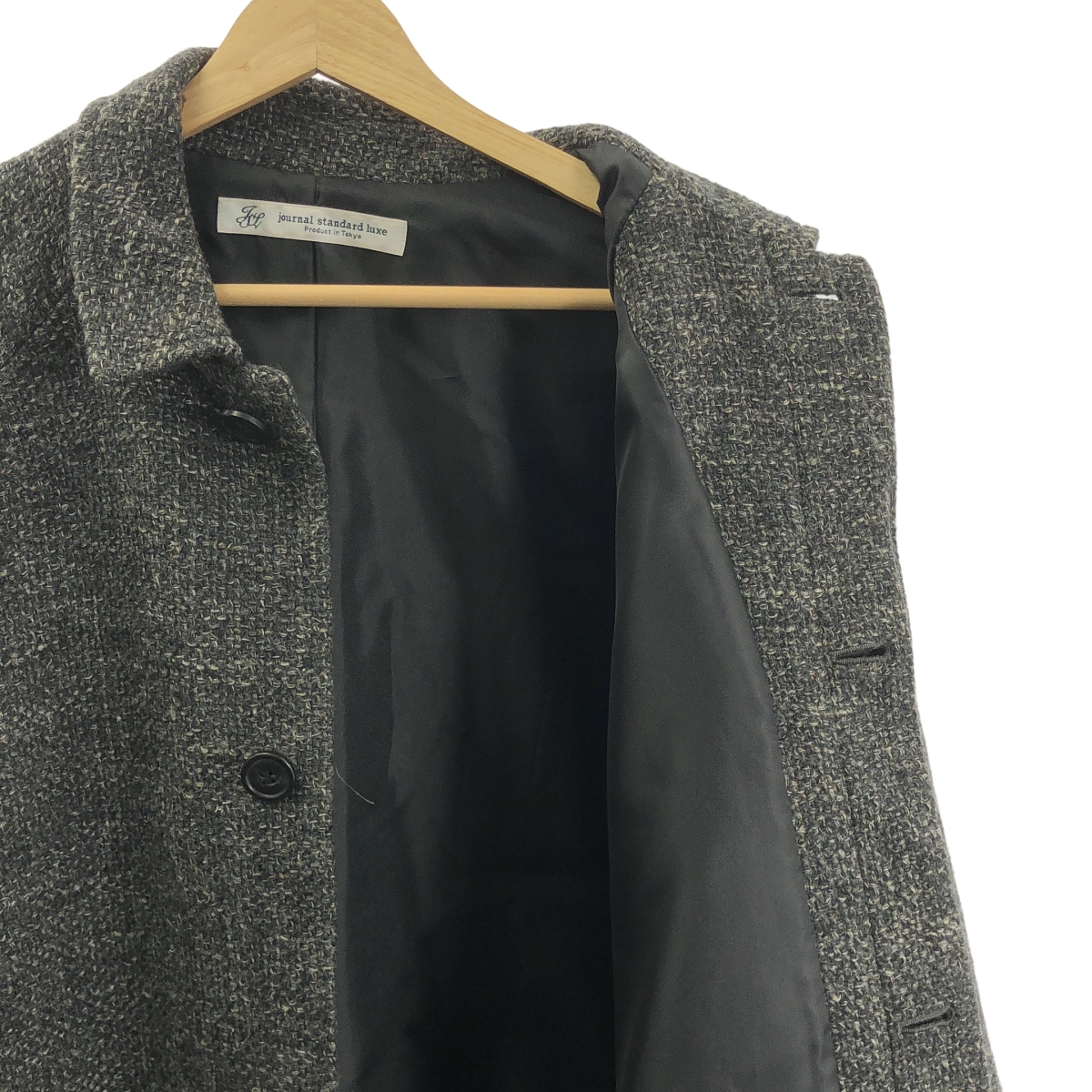 journal standard luxe / ジャーナルスタンダードラックス ウールリネン WL ツィード ステンコート