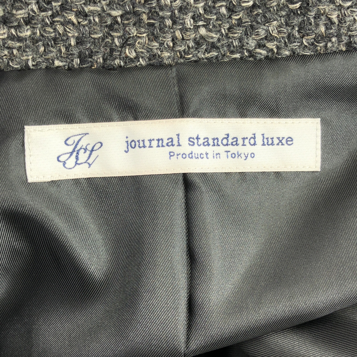 journal standard luxe / ジャーナルスタンダードラックス ウールリネン WL ツィード ステンコート