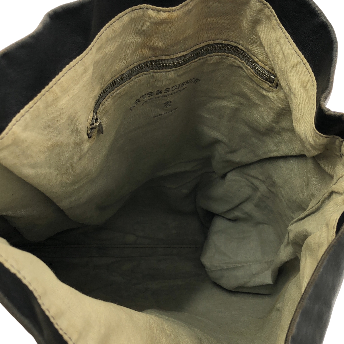 ARTS&SCIENCE / アーツアンドサイエンス レザー ハンド トートバッグ / ユニセックス