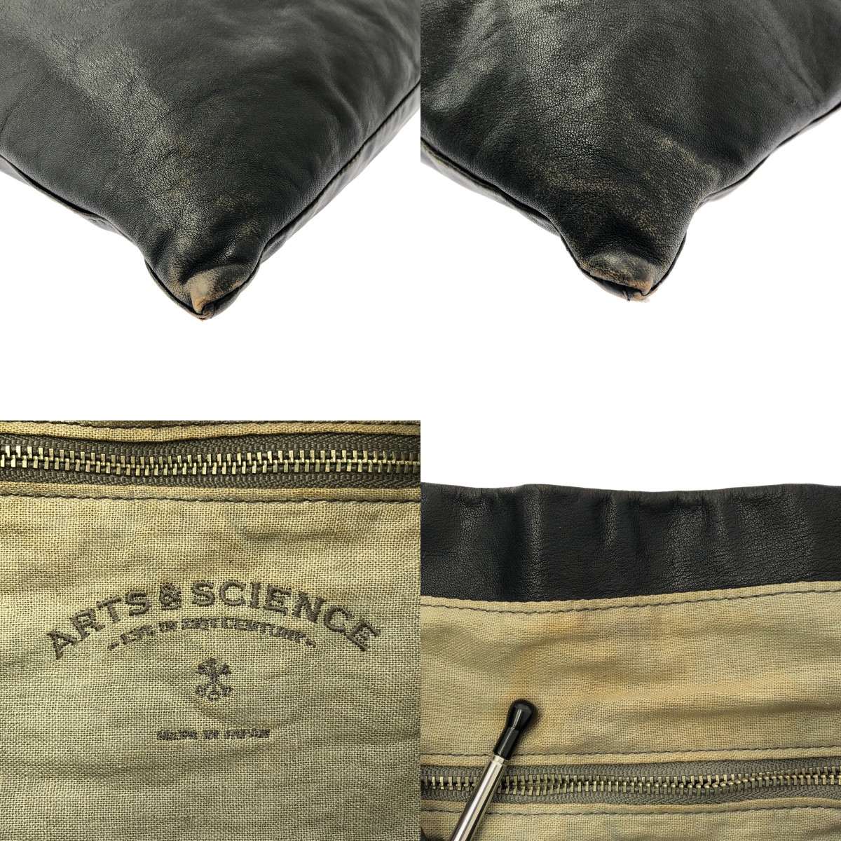 ARTS&SCIENCE / アーツアンドサイエンス レザー ハンド トートバッグ / ユニセックス