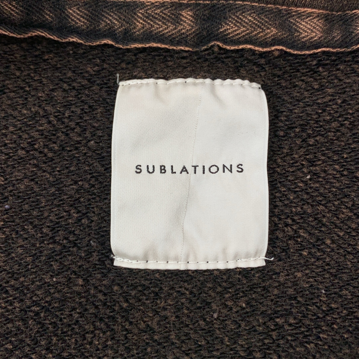 その他 SLANT ZIP DAMAGED PARKA / 染め加工 デストロイ スウェット フーディ