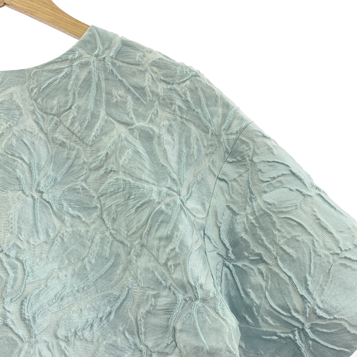 ADORE / アドーア フラワー ショートスリーブ プルオーバー ブラウス シャツ