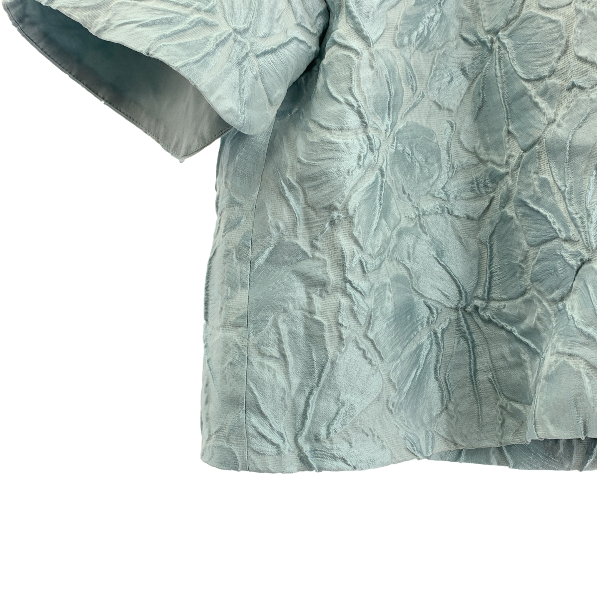 ADORE / アドーア フラワー ショートスリーブ プルオーバー ブラウス シャツ