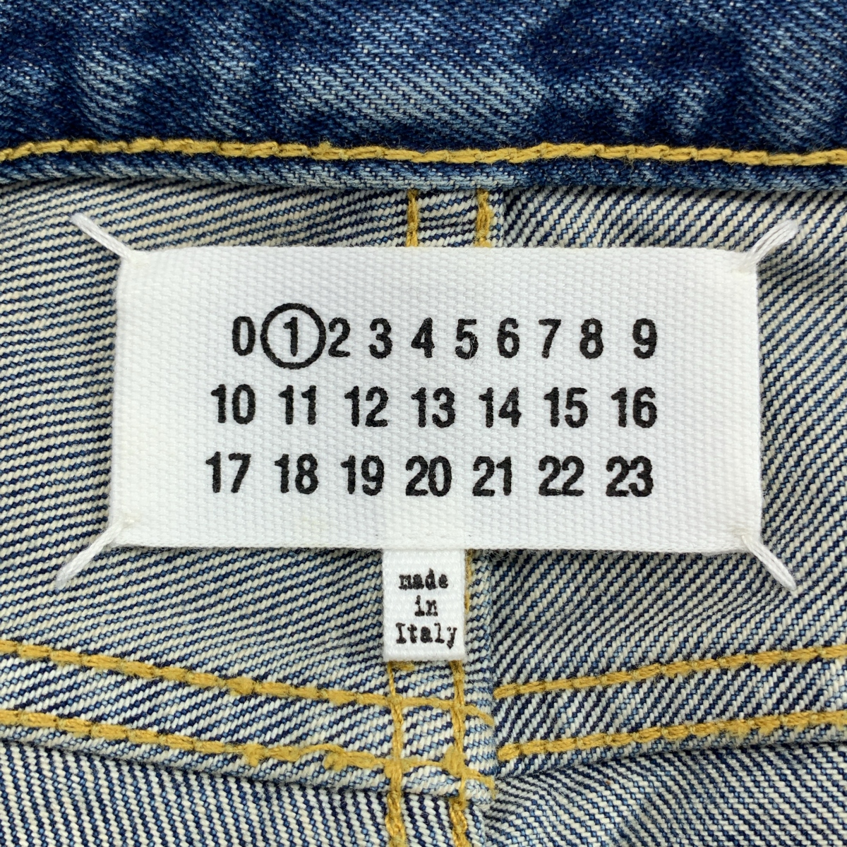 Maison Margiela / メゾンマルジェラ ウォッシュ加工 ジップフライ フレア デニム パンツ