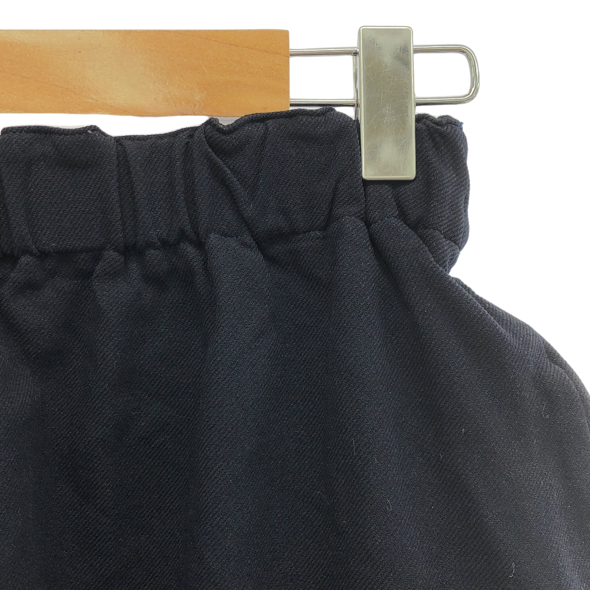 COMME des GARCONS / コムデギャルソン ポリエステル 縮絨 変形 立体 ドローストリング パンツ