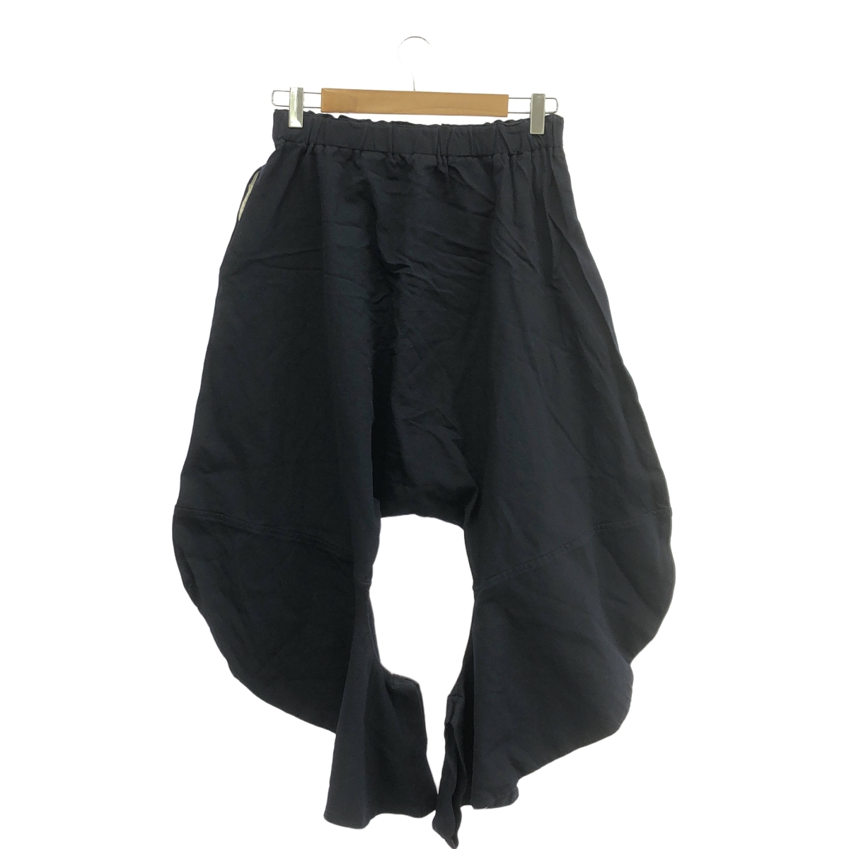 COMME des GARCONS / コムデギャルソン ポリエステル 縮絨 変形 立体 ドローストリング パンツ