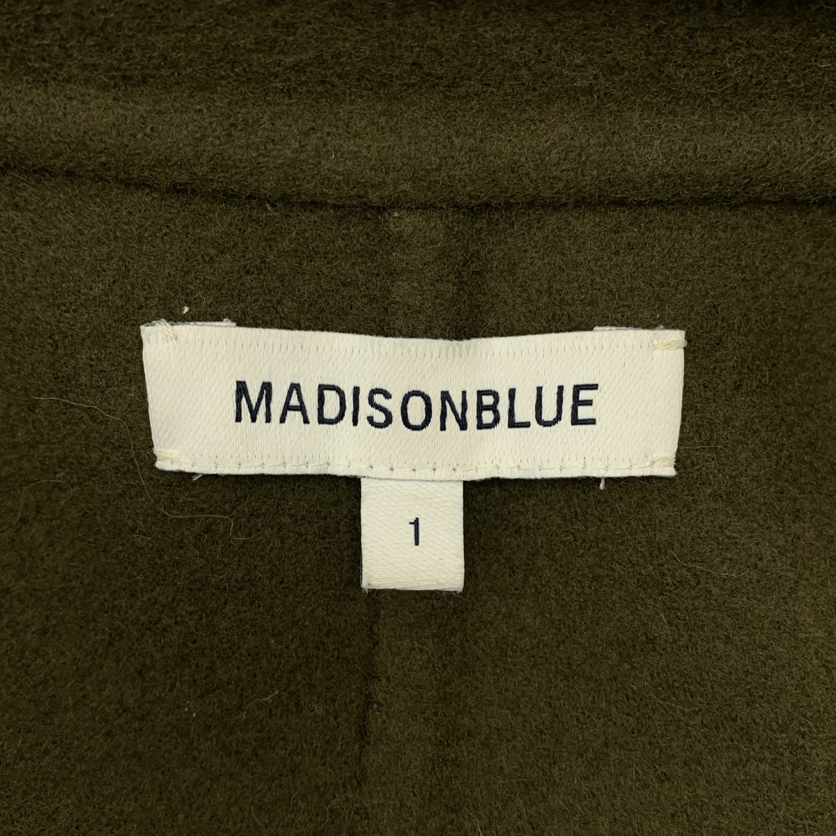 MADISON BLUE / マディソンブルー DOLMAN SLEEVE COAT / ウール ボタンレス オーバー コート