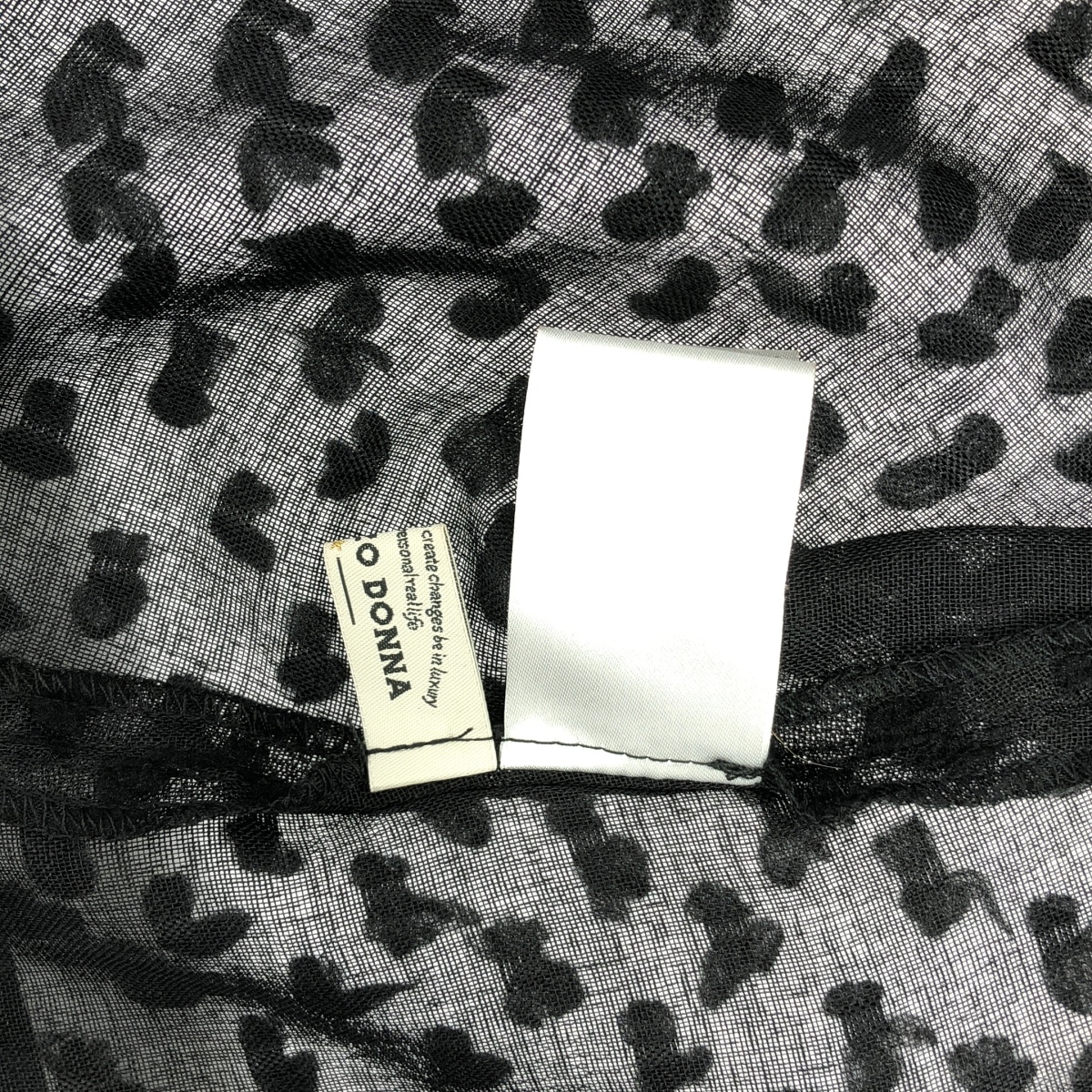 その他 【TORRAZZO DONNA / トラッゾドンナ】 2way dot tiered OP ドット ティアード シアー ワンピース