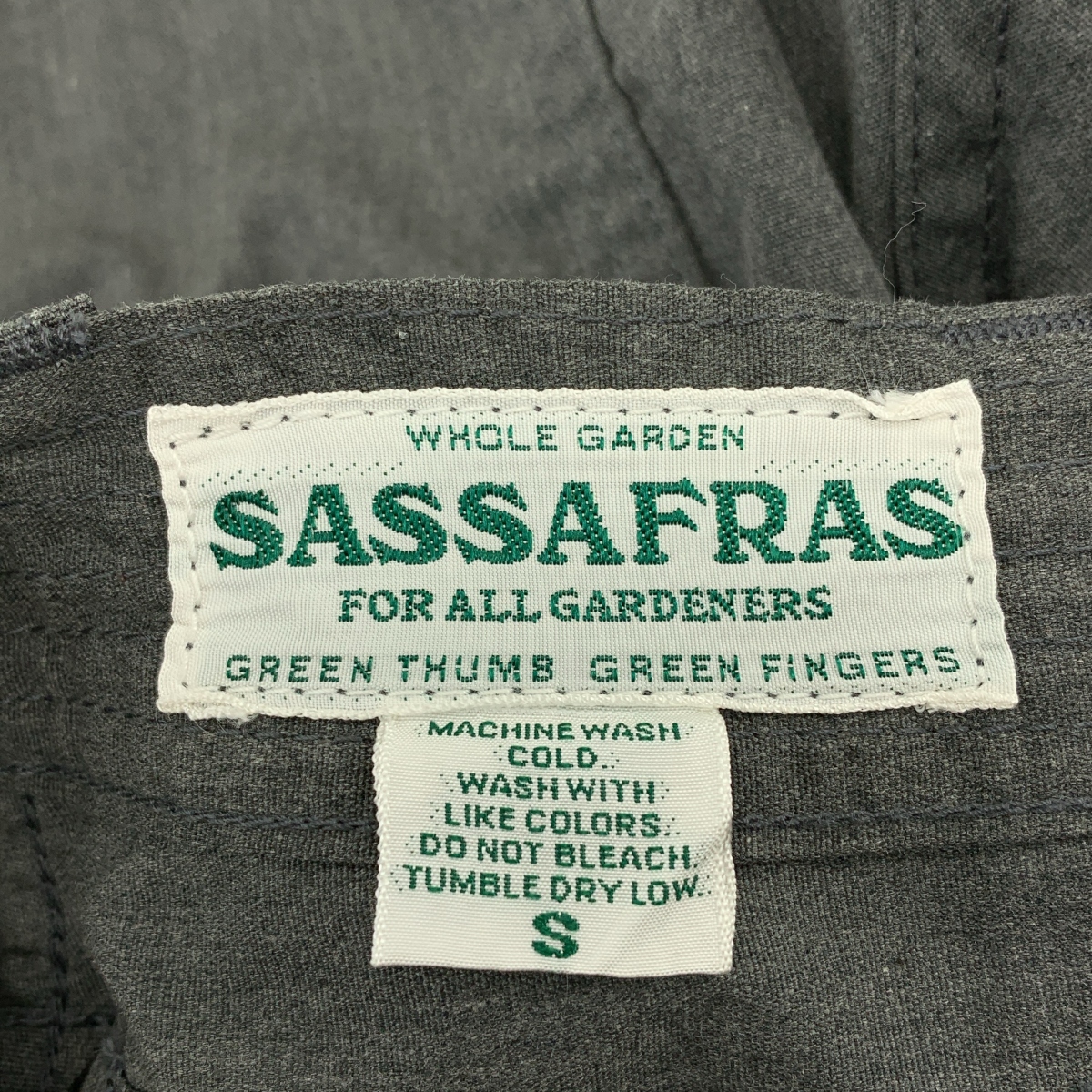 SASSAFRAS / ササフラス Fall Leaf Pants 1/2 T/C West Point ウエストポイント フォールリーフ ショートパンツ