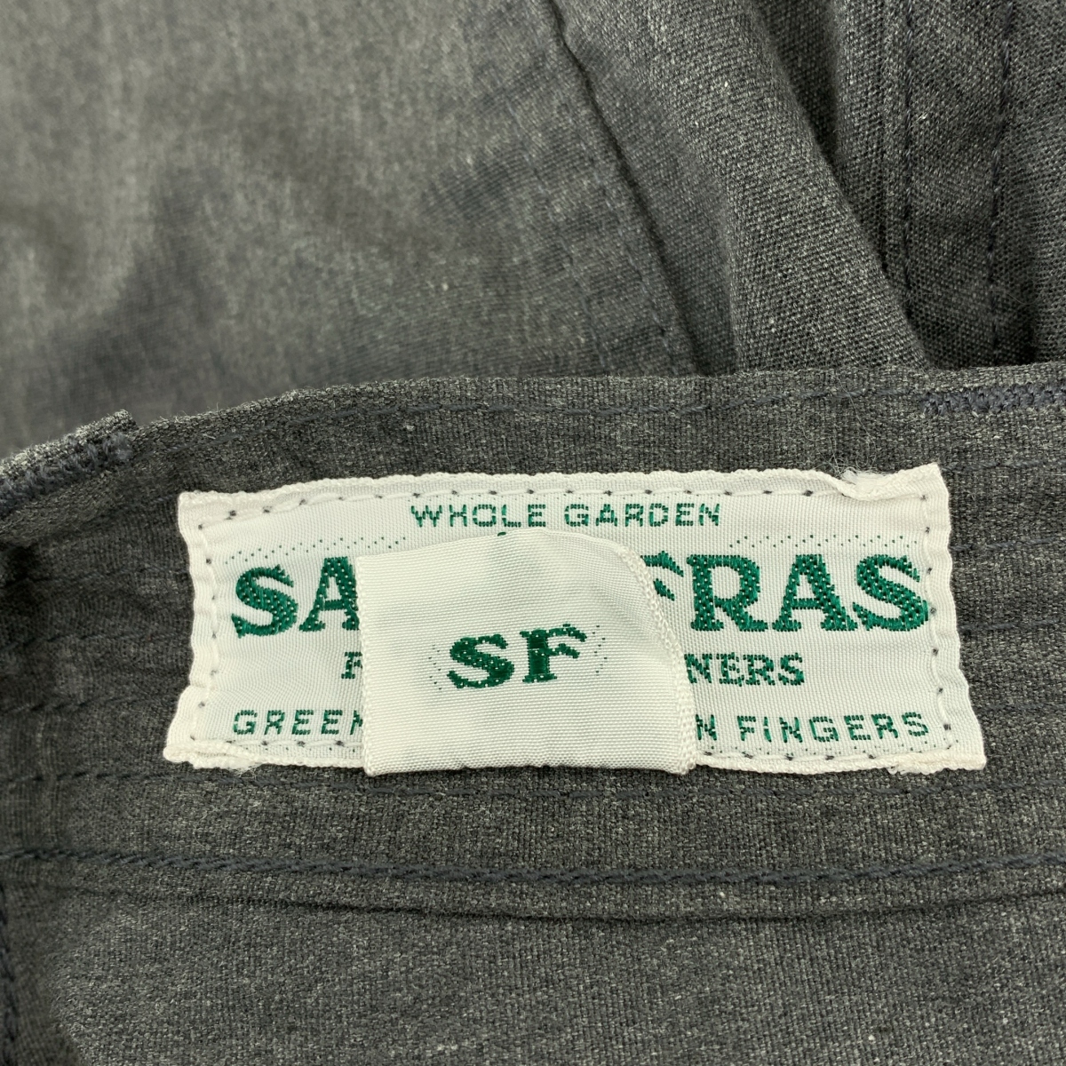 SASSAFRAS / ササフラス Fall Leaf Pants 1/2 T/C West Point ウエストポイント フォールリーフ ショートパンツ