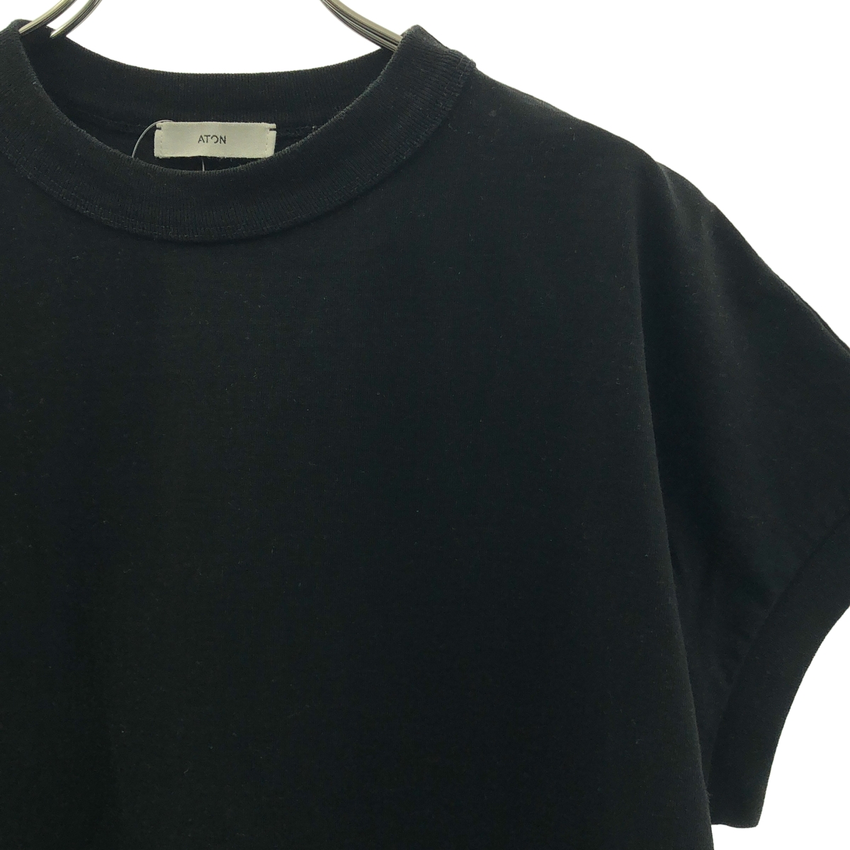 ATON / エイトン 12/- AIR SPINNING オーバーサイズプルオーバー