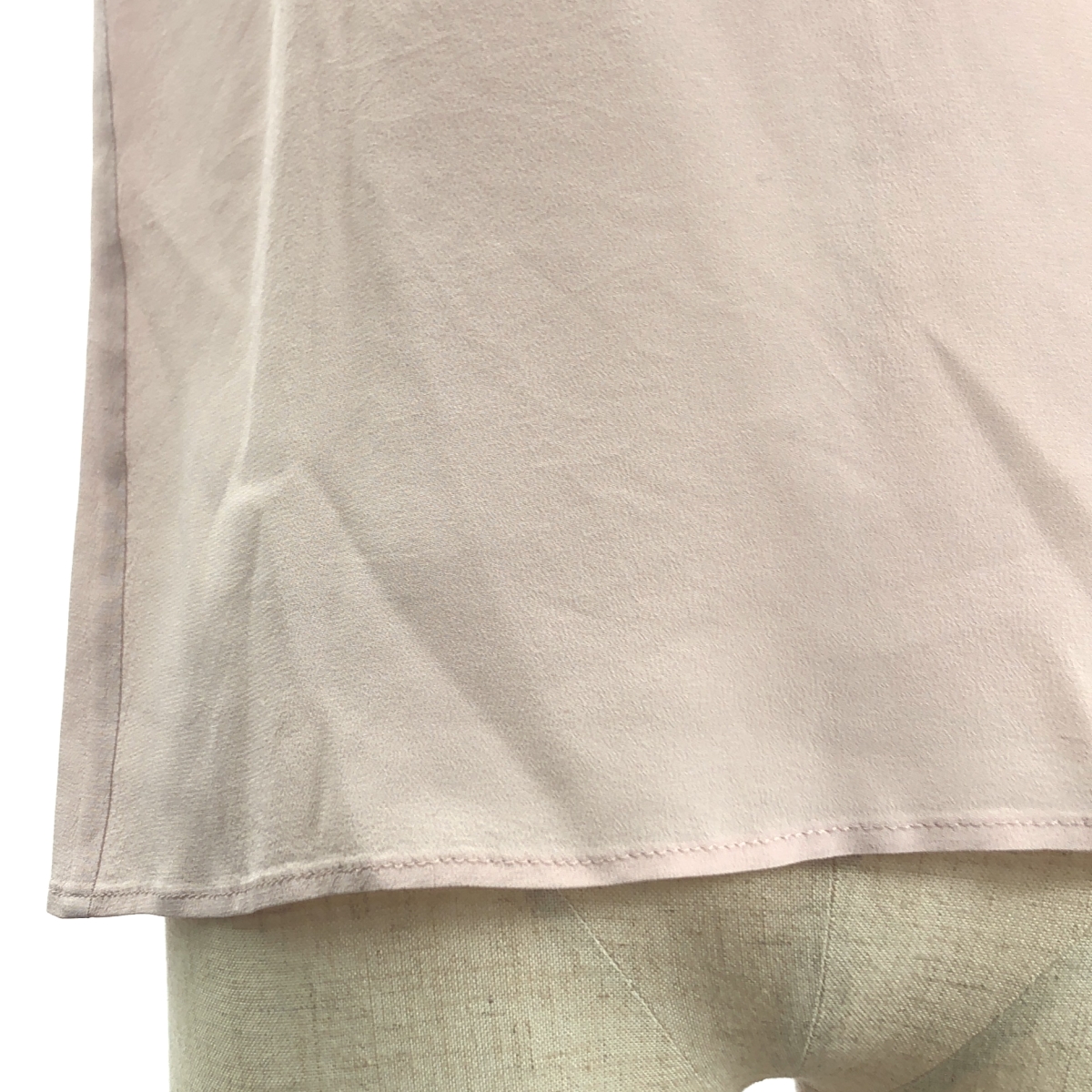 miu miu / ミュウミュウ バックボタン ノースリーブシャツ