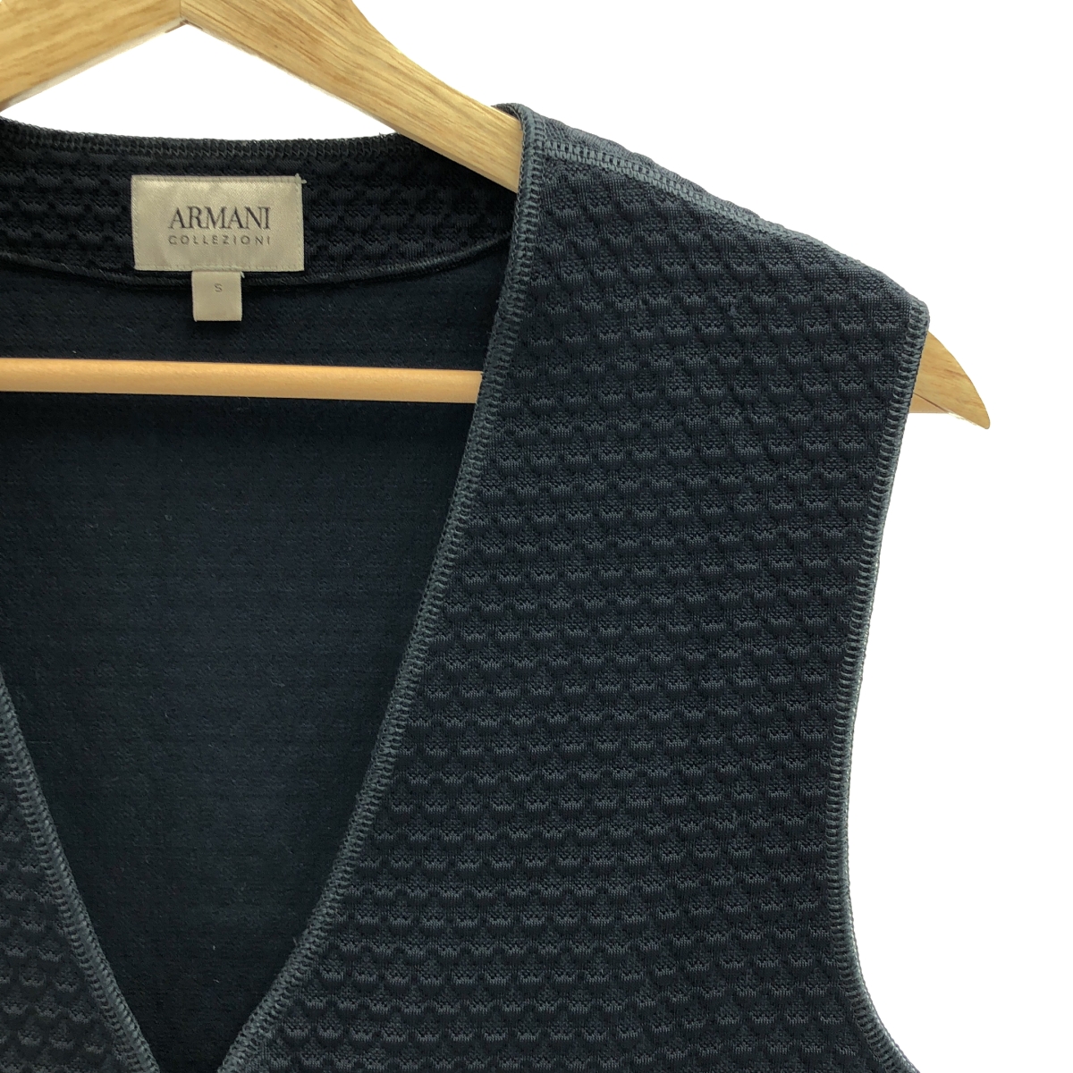 ARMANI COLLEZIONI / アルマーニコレツォーニ ジャガード ジップ ベスト