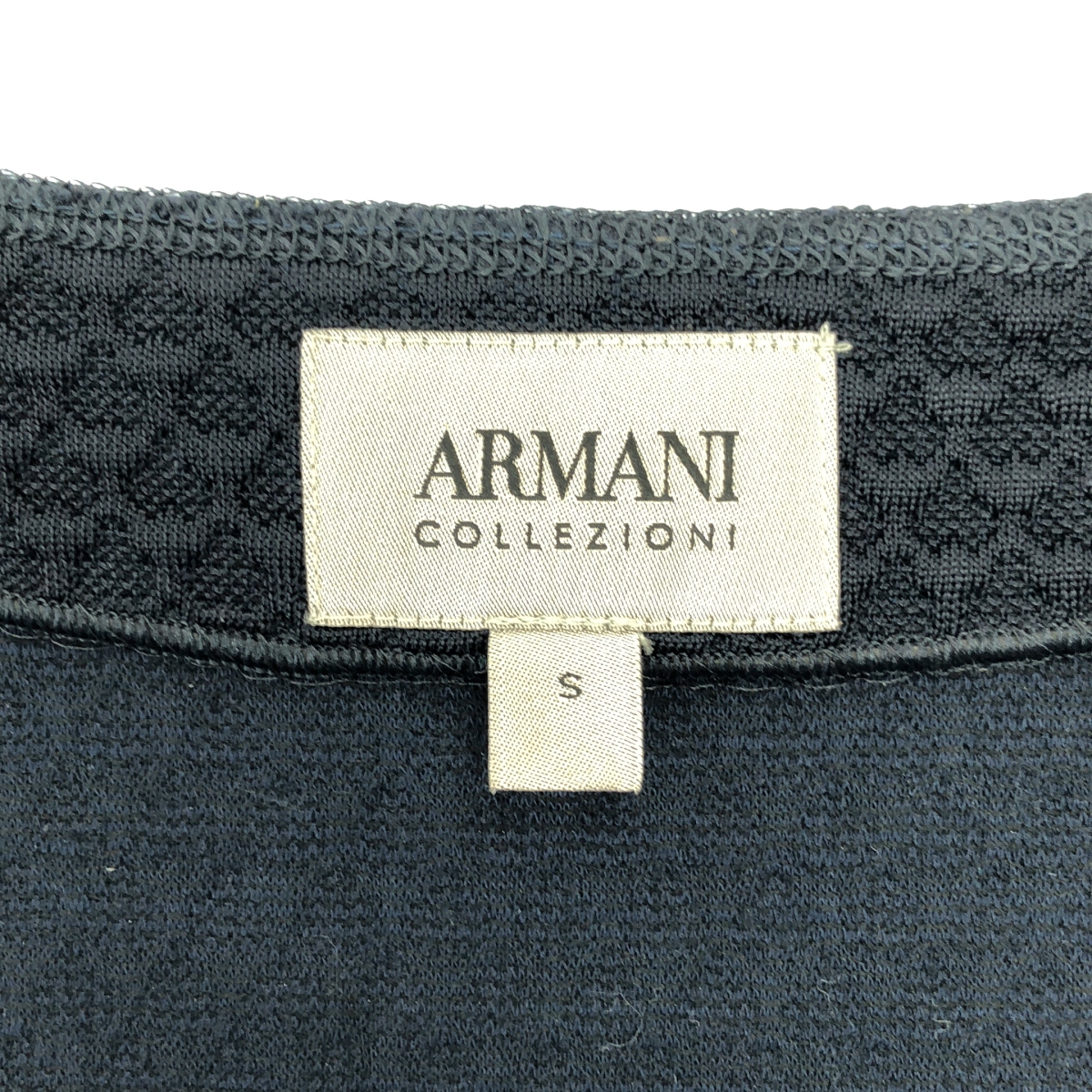 ARMANI COLLEZIONI / アルマーニコレツォーニ ジャガード ジップ ベスト