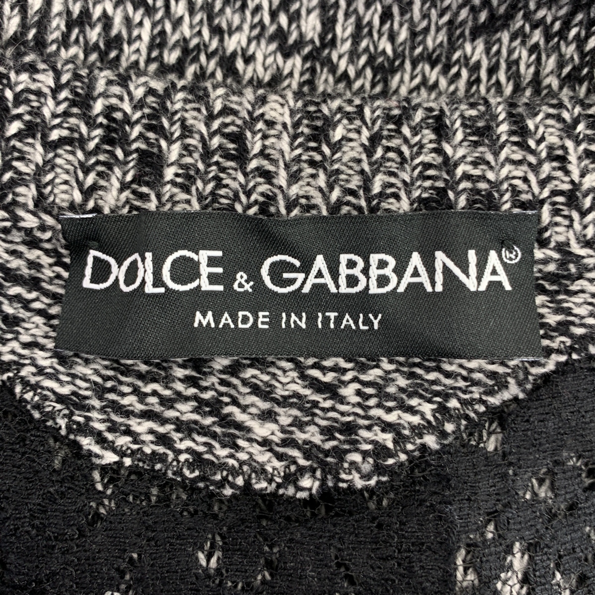 DOLCE&GABBANA / ドルチェ&ガッバーナドルガバ カシミヤ コットン レース カーディガン