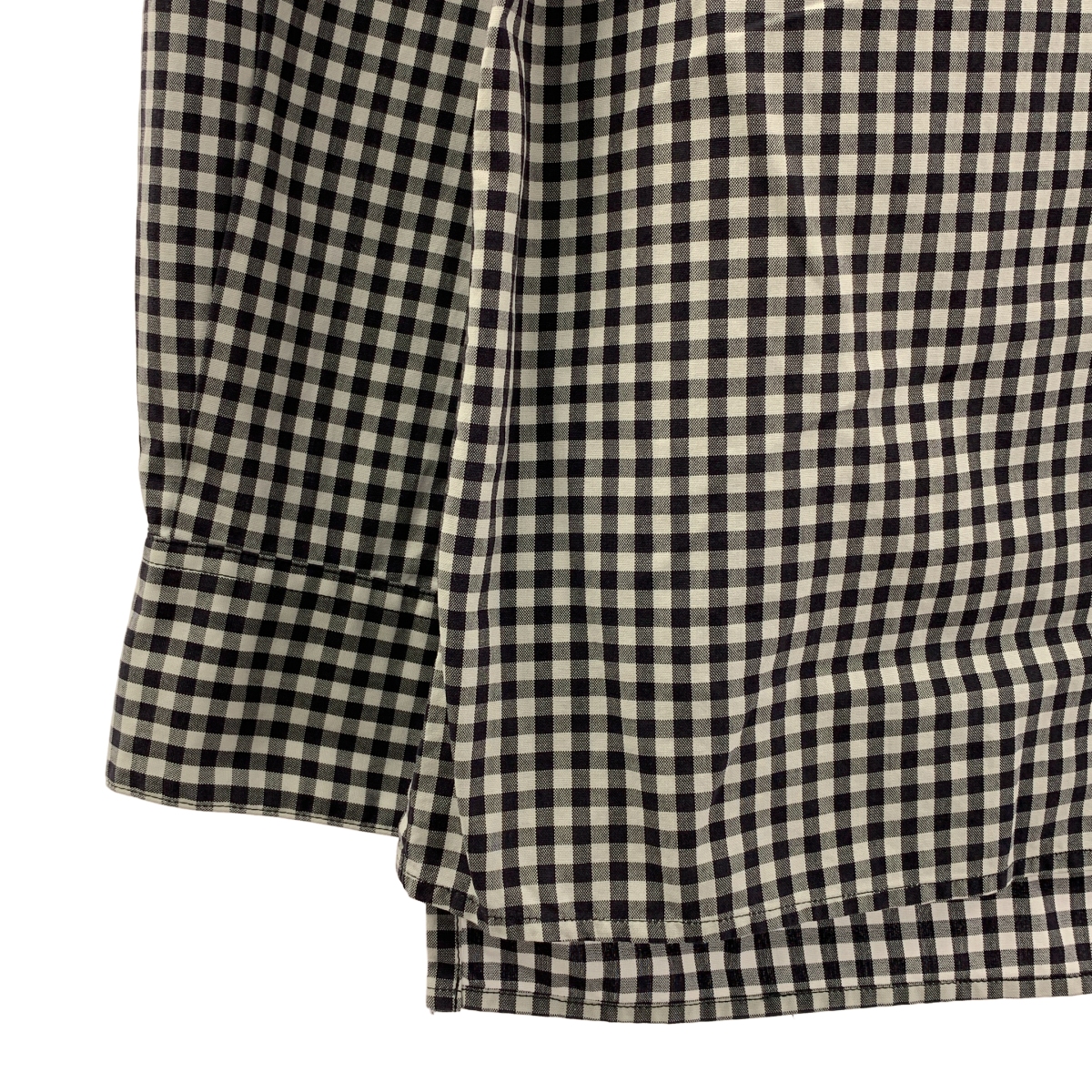 MARGARET HOWELL / マーガレットハウエル ギンガムチェック フリルシャツ