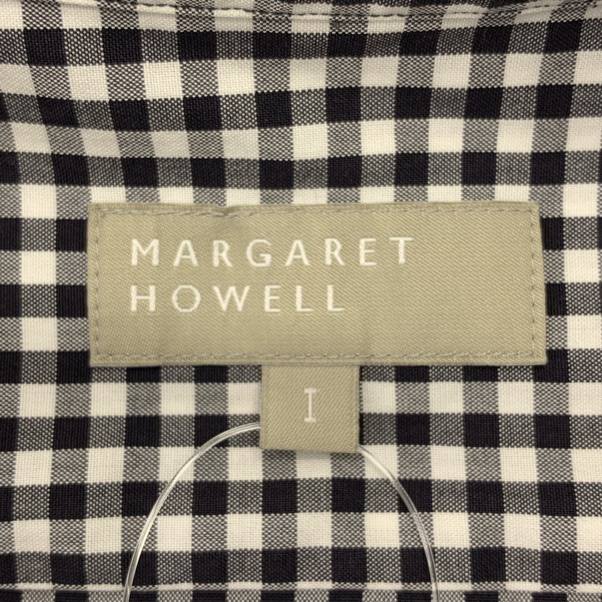 MARGARET HOWELL / マーガレットハウエル ギンガムチェック フリルシャツ