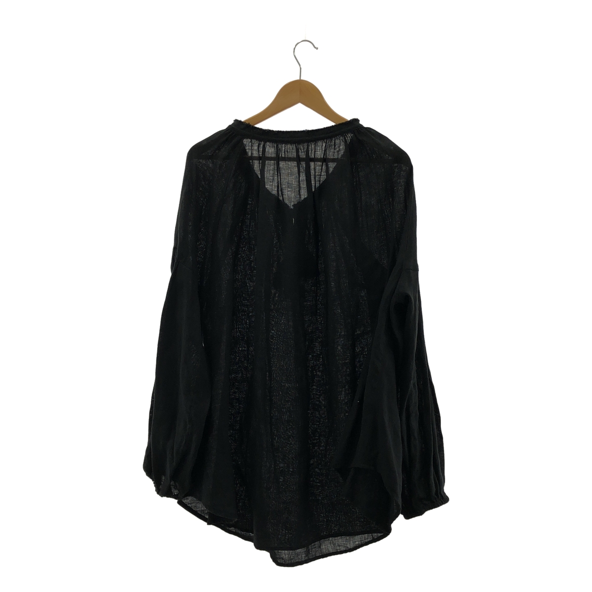 Framework / フレームワーク リネンガーゼブラウス シャツ