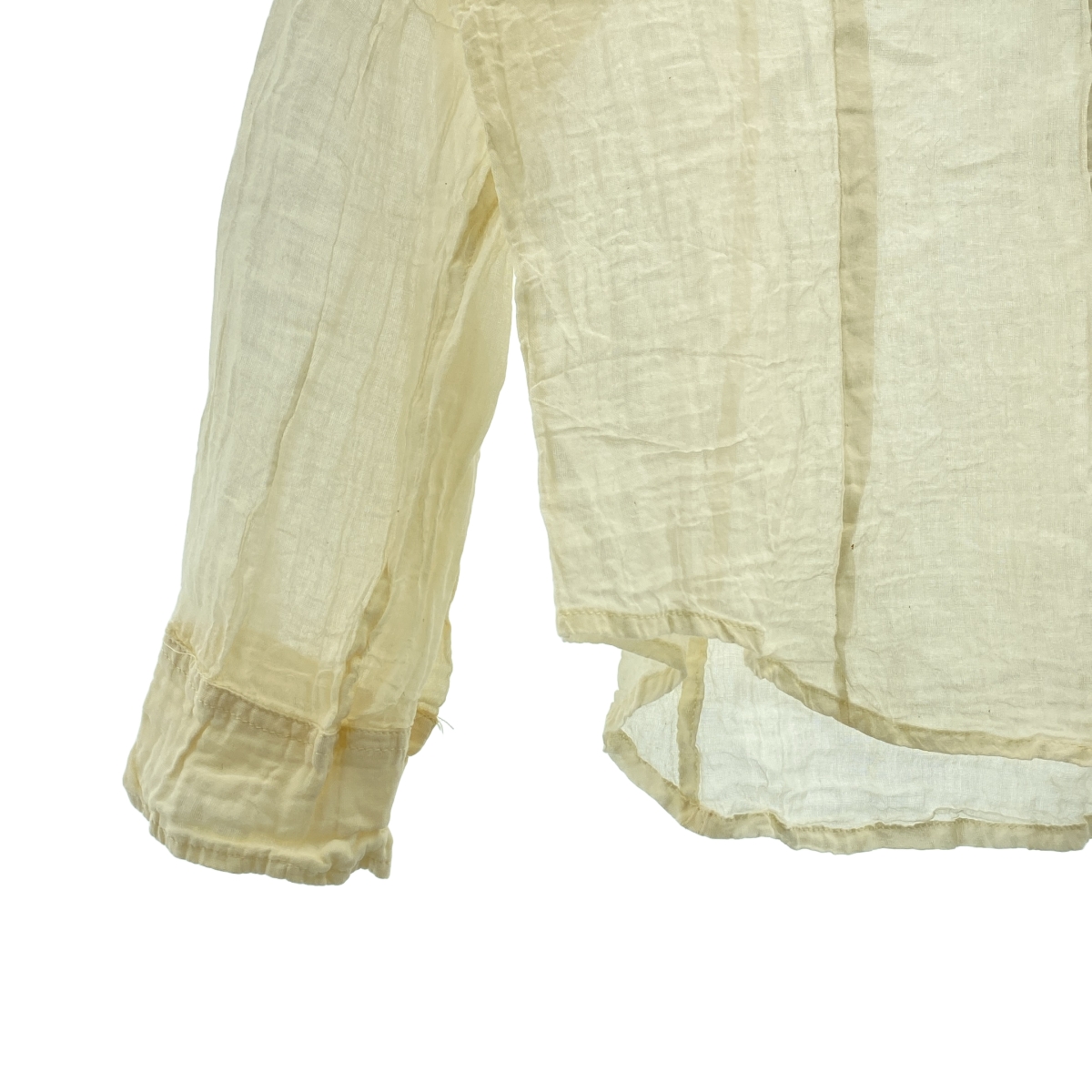 Paul Harnden / ポールハーデン cotton shirt / フリルカラー シャツ ブラウス