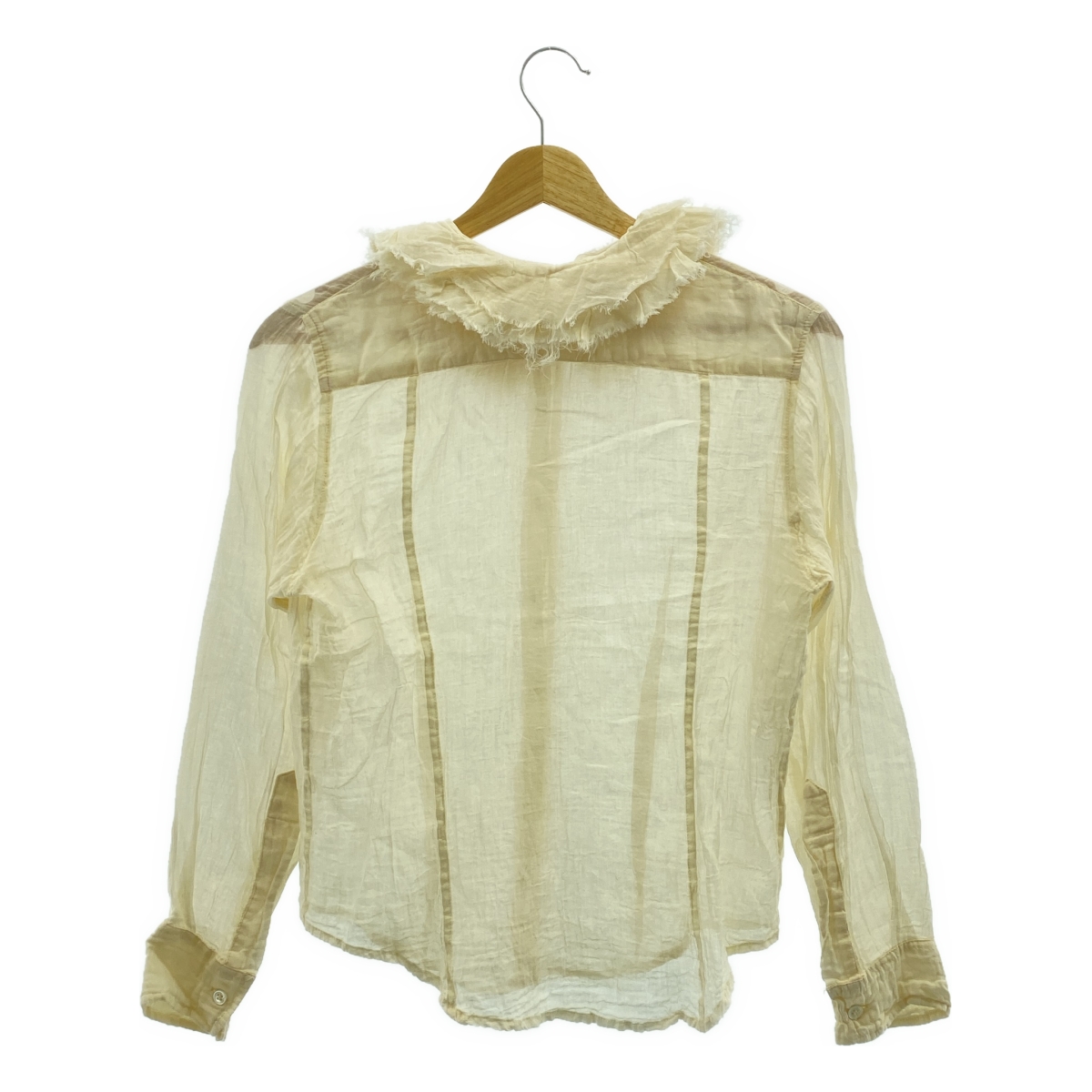 Paul Harnden / ポールハーデン cotton shirt / フリルカラー シャツ ブラウス