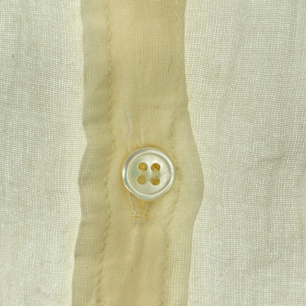 Paul Harnden / ポールハーデン cotton shirt / フリルカラー シャツ ブラウス