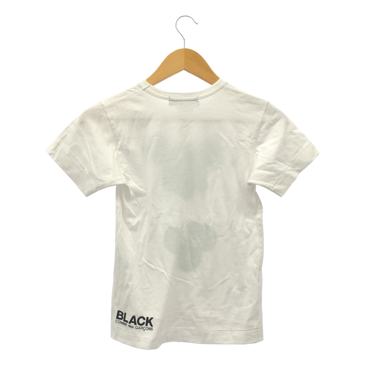 BLACK COMME des GARCONS / ブラックコムデギャルソン × Disney mickey / ディズニー ミッキー 両面プリント ロゴ Tシャツ カットソー