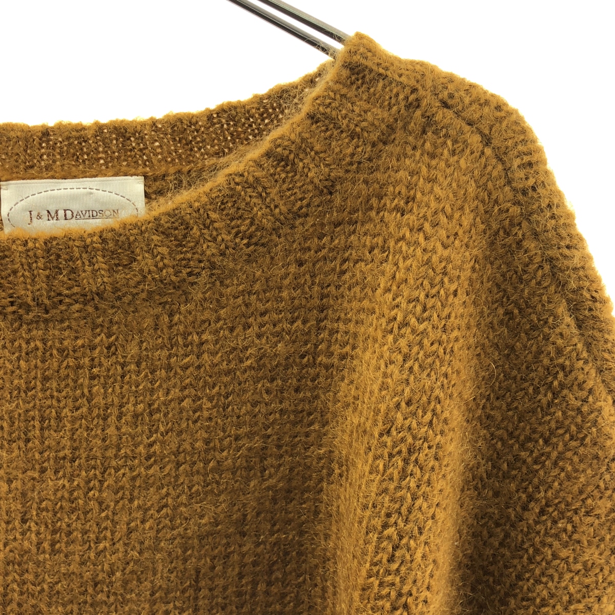 J&M DAVIDSON / ジェイアンドエムデヴィッドソン モヘヤ クルーネック オーバー ニット セーター