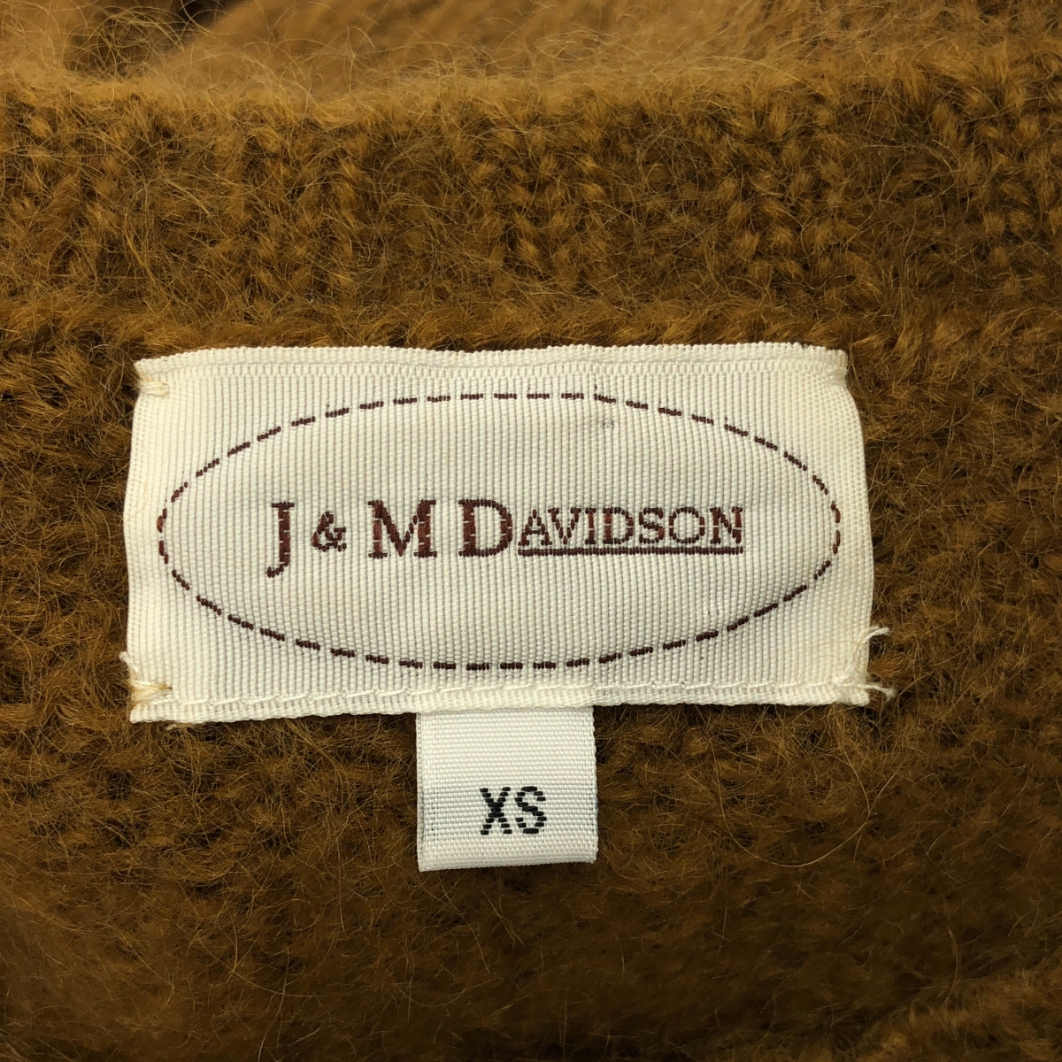 J&M DAVIDSON / ジェイアンドエムデヴィッドソン モヘヤ クルーネック オーバー ニット セーター
