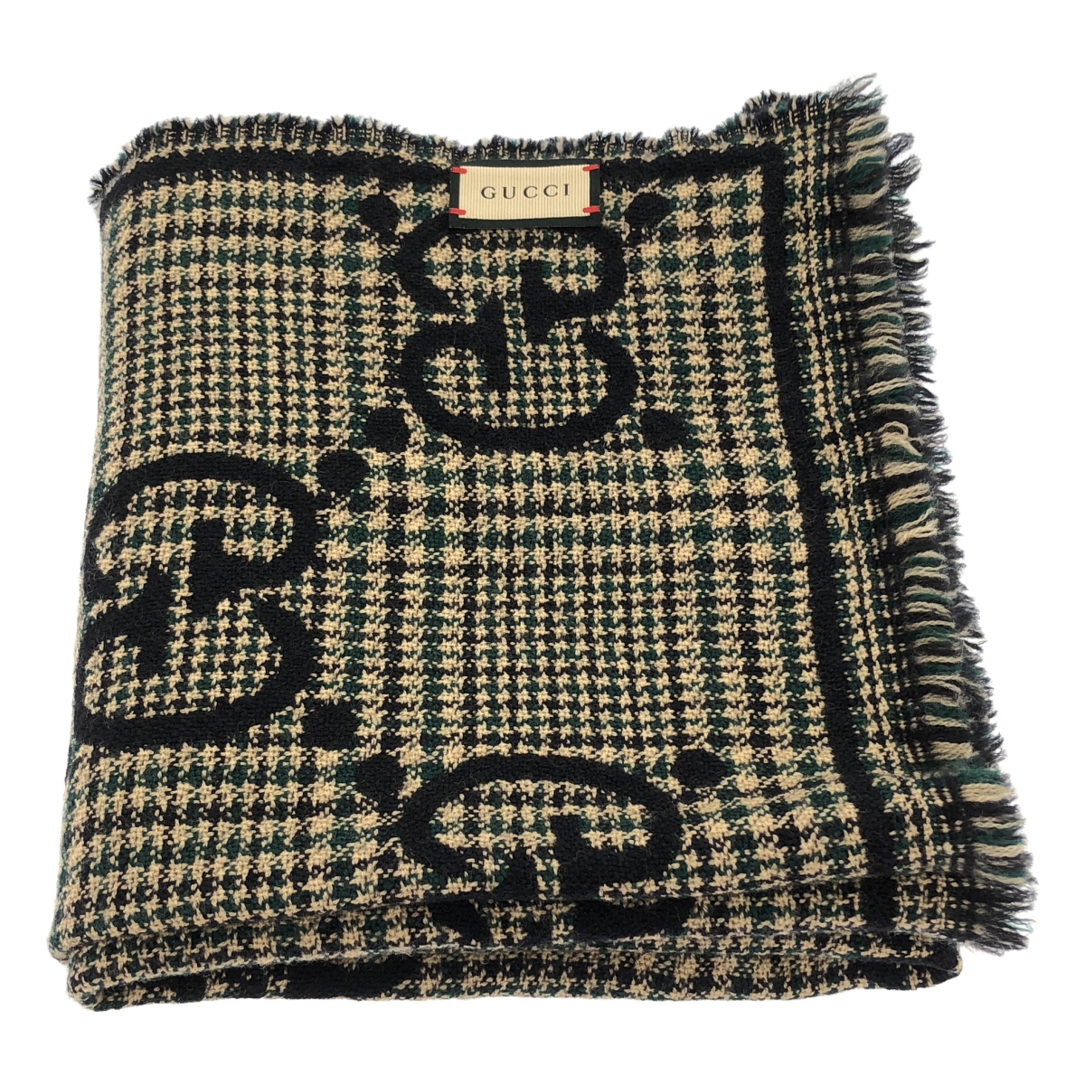 GUCCI / グッチ 660025 GGジャガード チェック スカーフ マフラー ユニセックス
