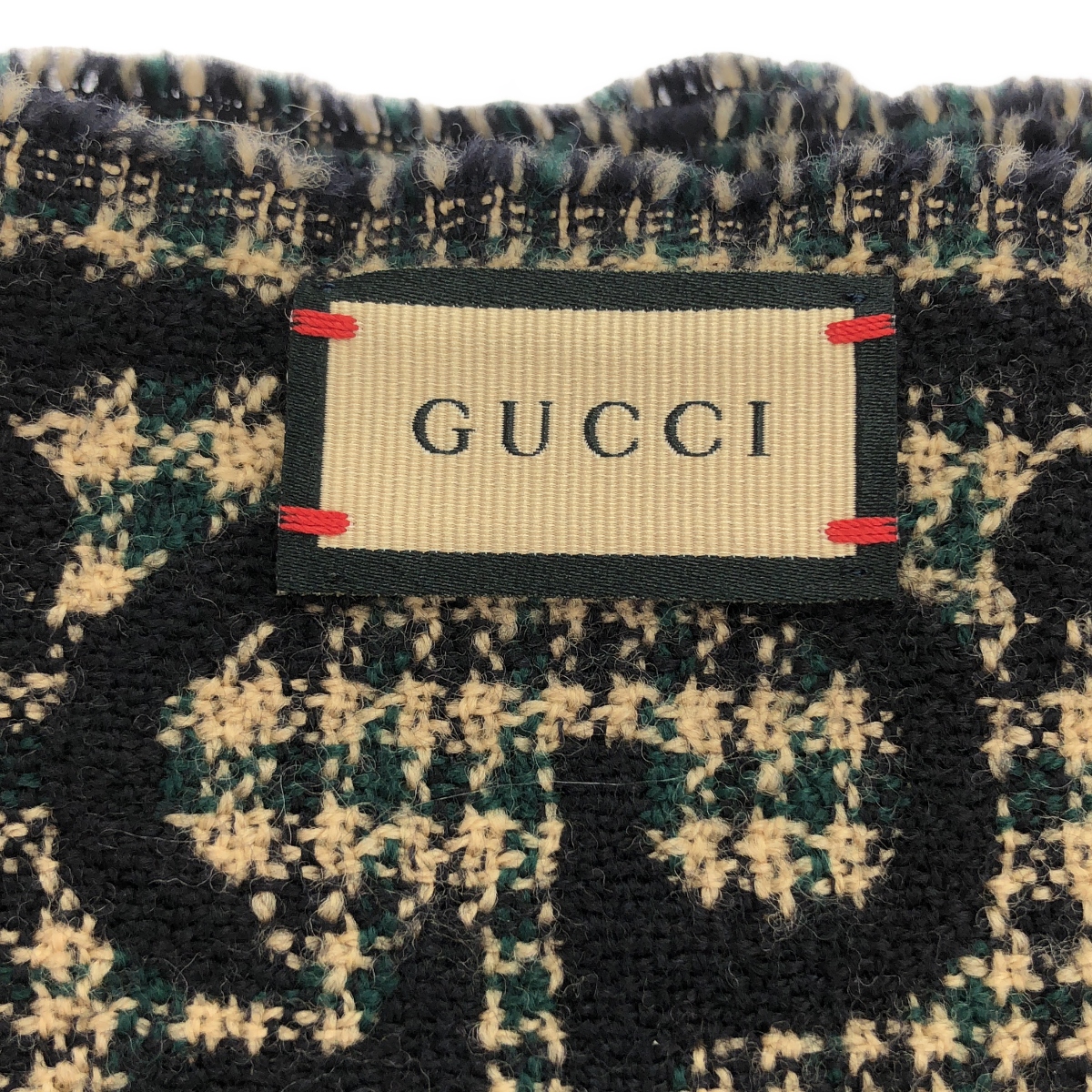GUCCI / グッチ 660025 GGジャガード チェック スカーフ マフラー ユニセックス