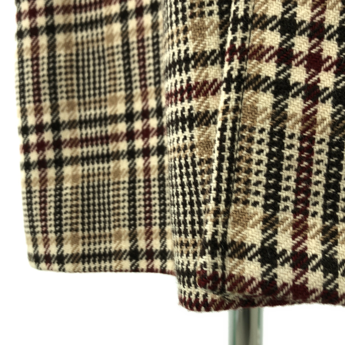 CELINE / セリーヌ ウール ベルテッド ロゴボタン フライフロント コート / 総裏地