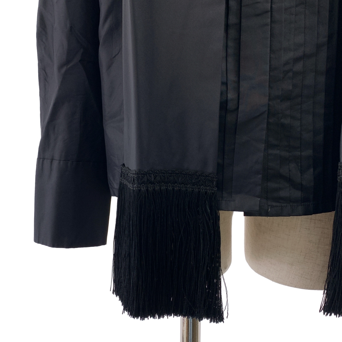 Christian Dior / クリスチャンディオール シルク CDロゴ ボタン フリンジタイ シャツ