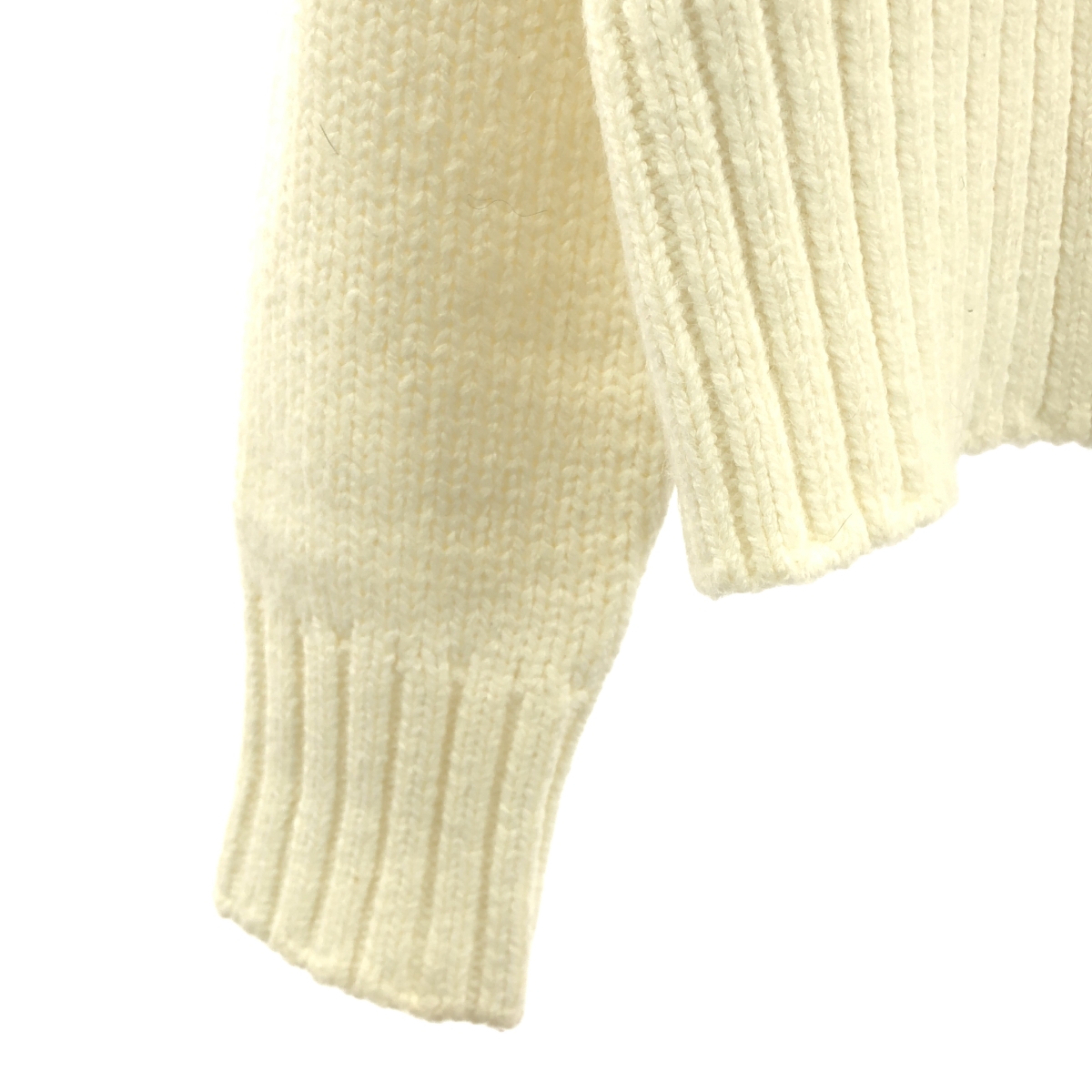 SEVEN TEN by MIHO KAWAHITO / セブンテンバイミホカワヒト ウール ビジュー 装飾 ニット カーディガン