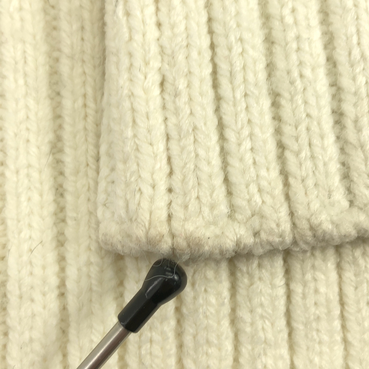 SEVEN TEN by MIHO KAWAHITO / セブンテンバイミホカワヒト ウール ビジュー 装飾 ニット カーディガン