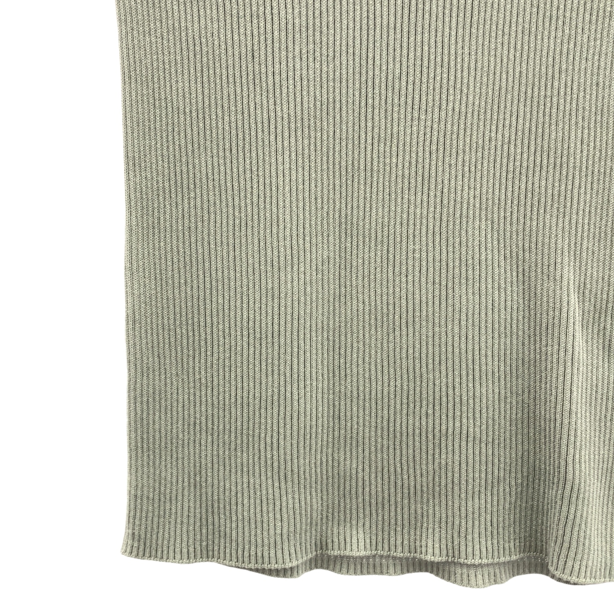 ENCHAINEMENT / アンシェヌマン コットン リブニット 長袖 カットソー