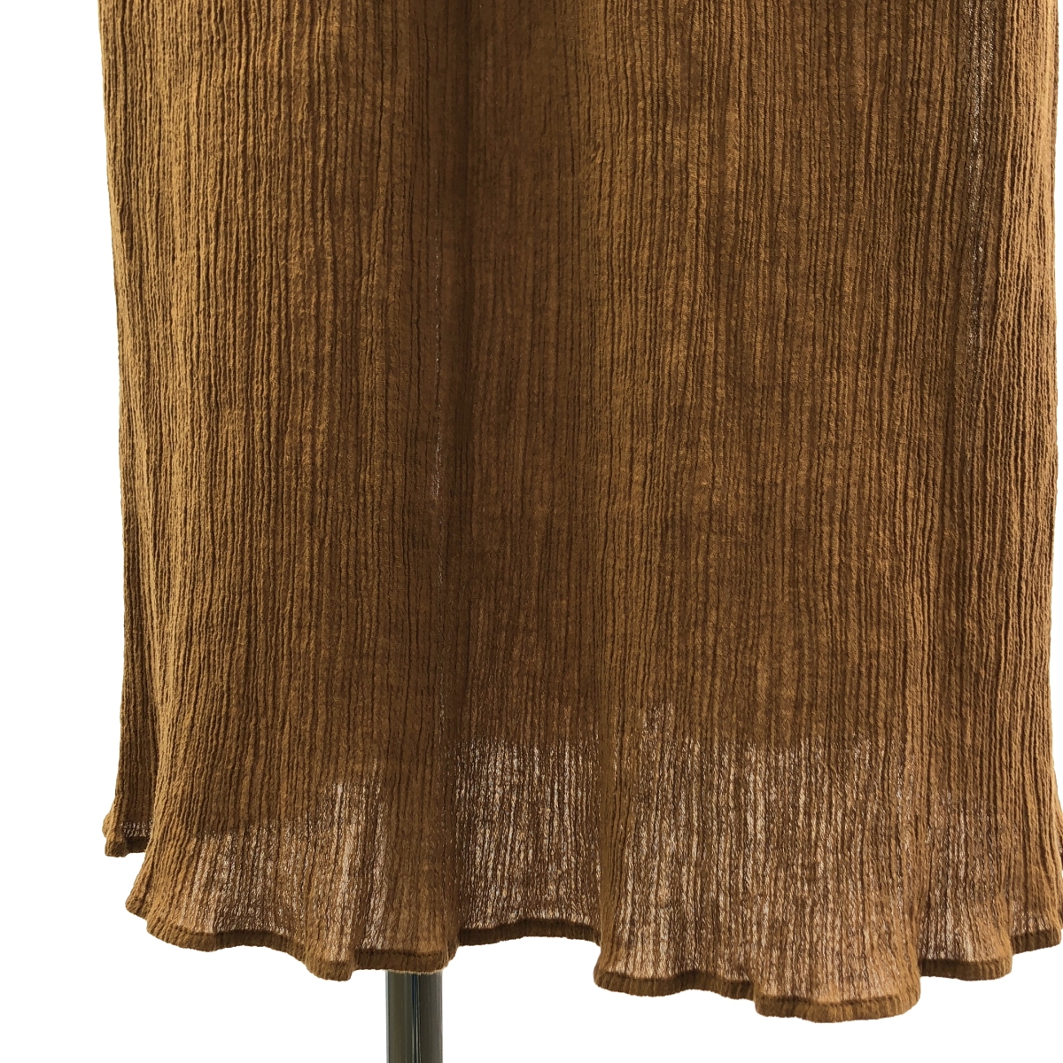 NOWOS / ノーウォス Sallow skirt  コットン ギャザー カットオフ ロングスカート