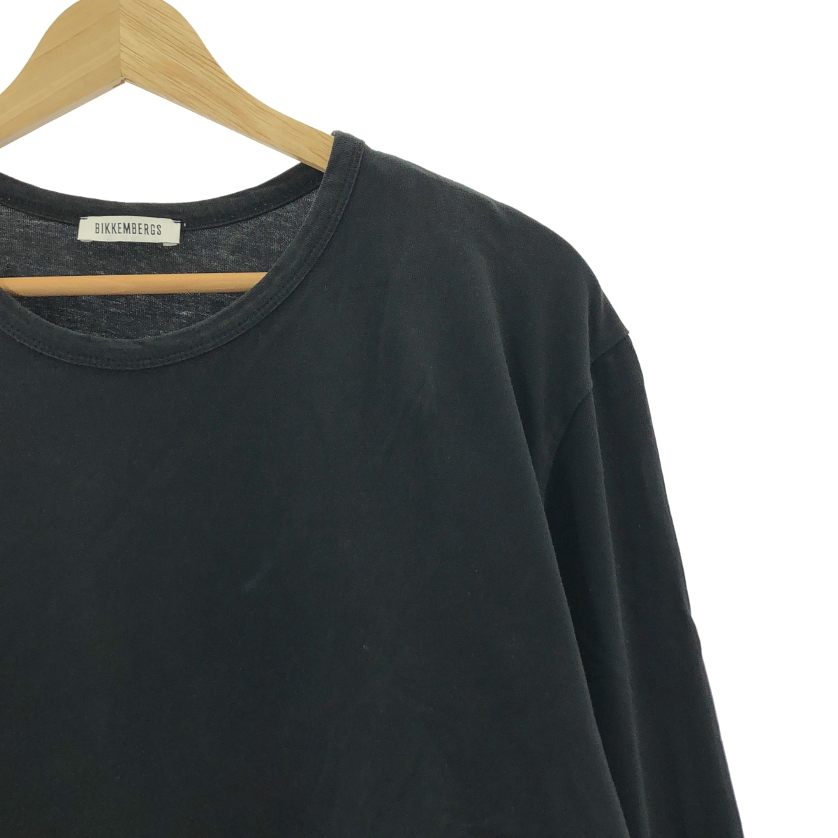 DIRK BIKKEMBERGS / ダークビッケンバーグ バックプリント 裾切替 ロングスリーブTシャツ