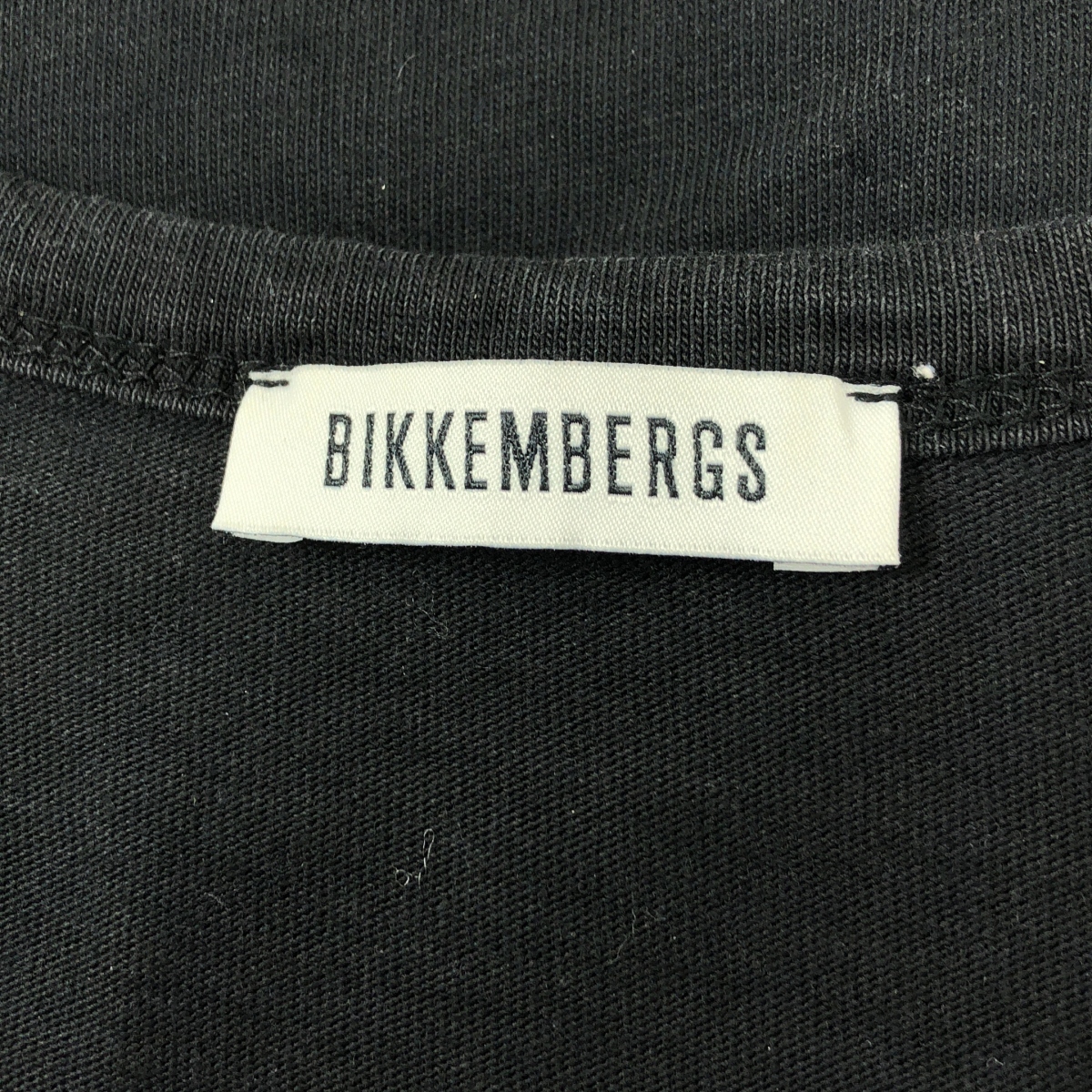 DIRK BIKKEMBERGS / ダークビッケンバーグ バックプリント 裾切替 ロングスリーブTシャツ
