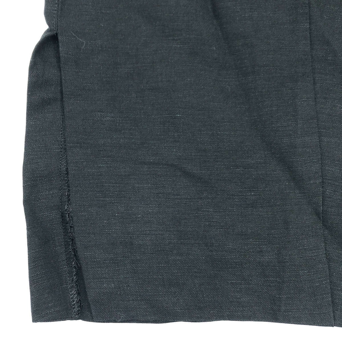 RISMAT by Y’s / リスマットバイワイズ リネン レーヨン スリット タック ワイドパンツ