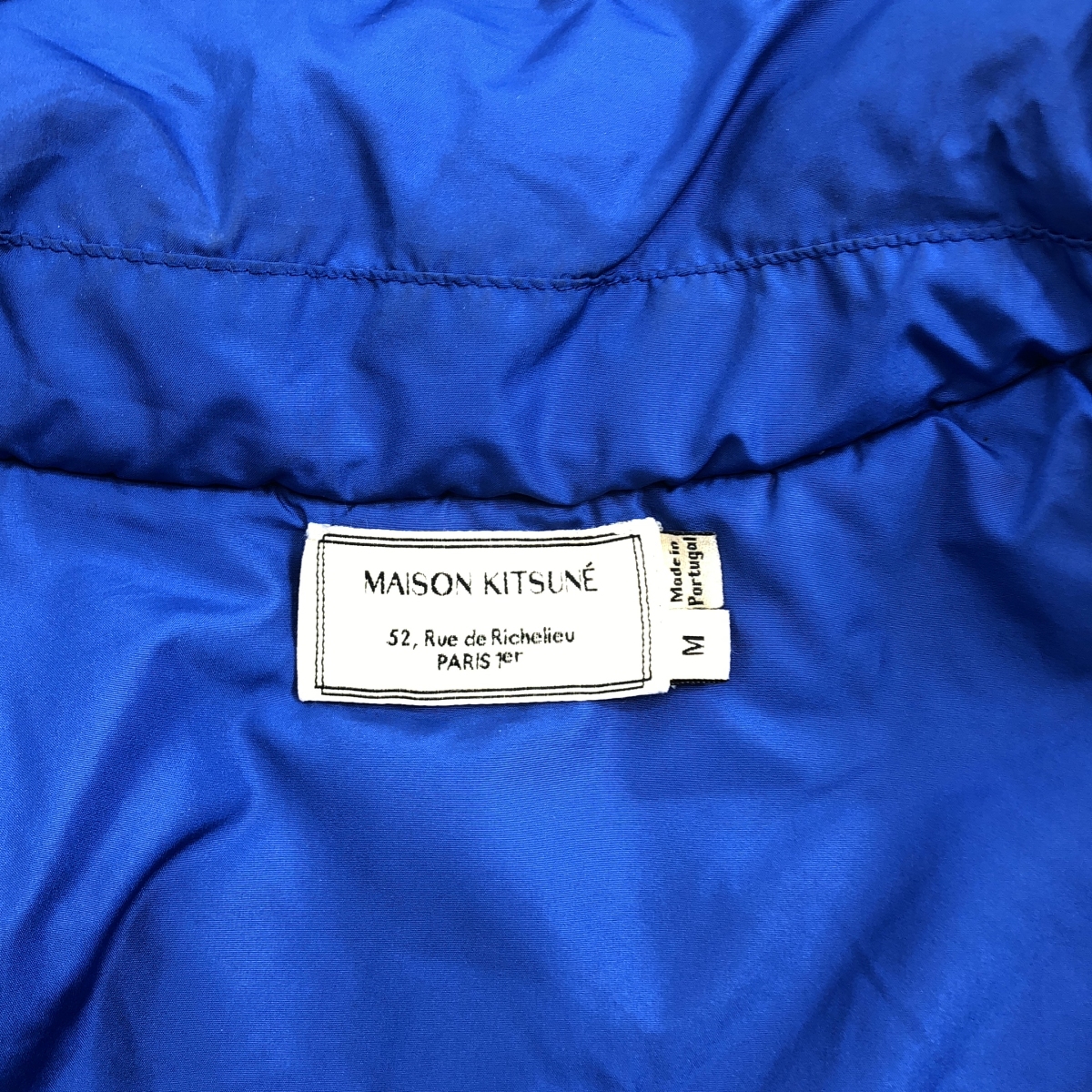 MAISON KITSUNE / メゾンキツネ バックプリント 中綿 コーチジャケット