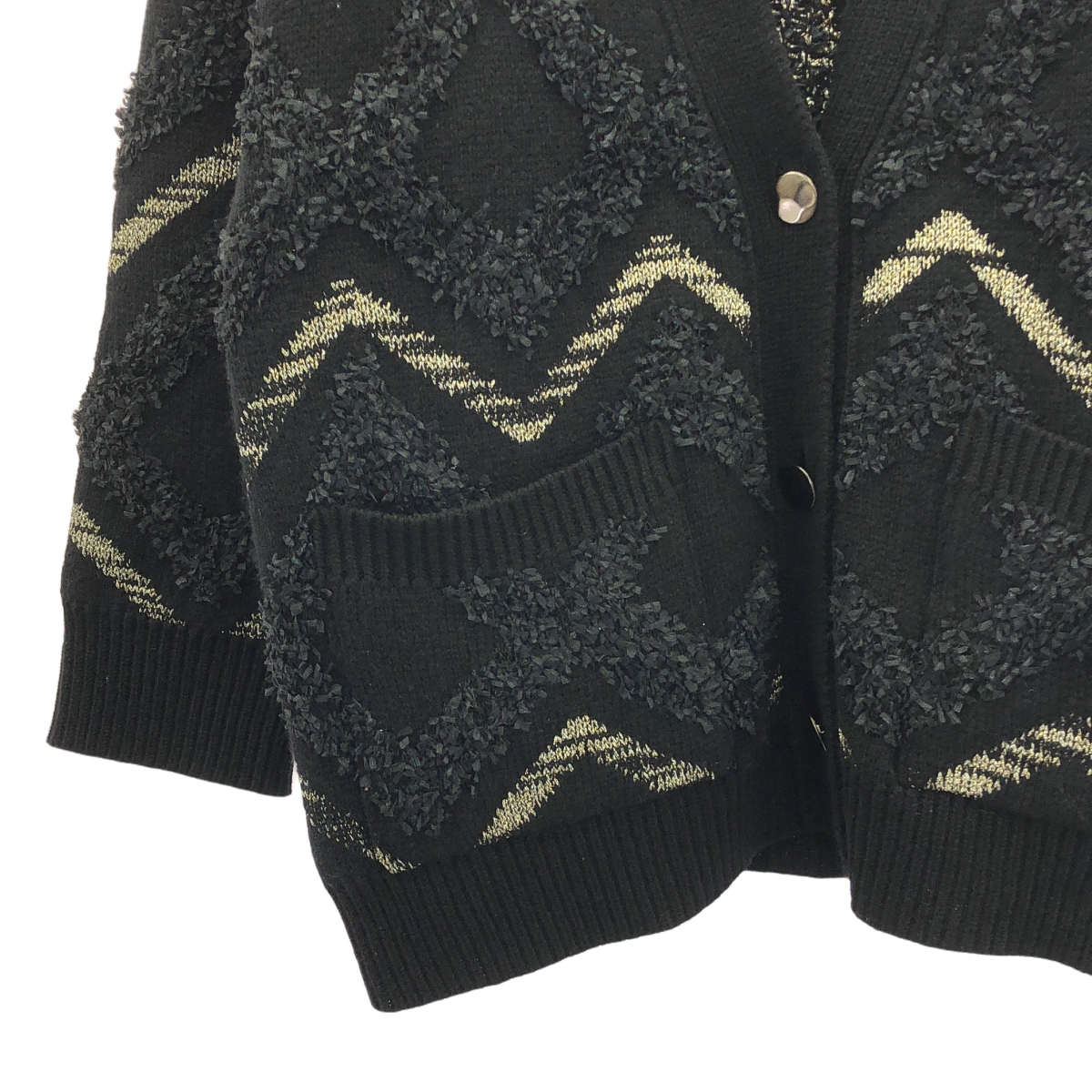 enrica / エンリカ ジャガード ウール ニット カーディガン