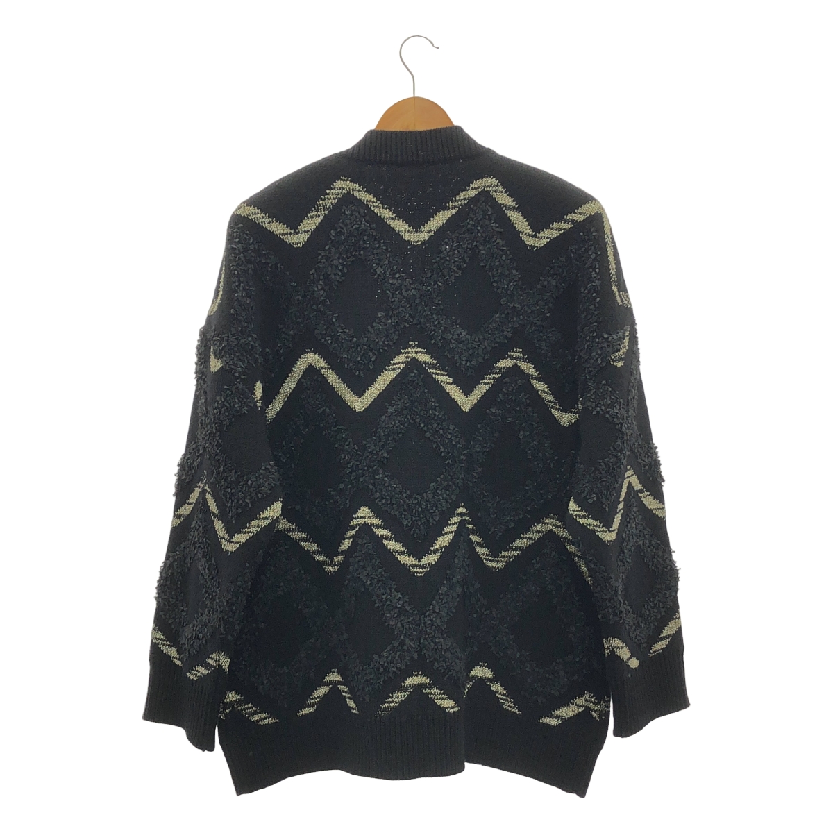 enrica / エンリカ ジャガード ウール ニット カーディガン