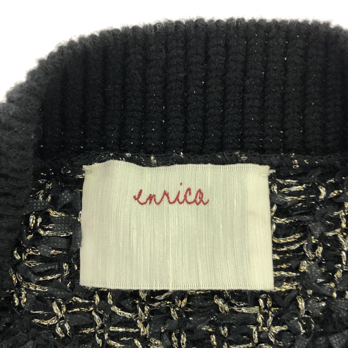 enrica / エンリカ ジャガード ウール ニット カーディガン