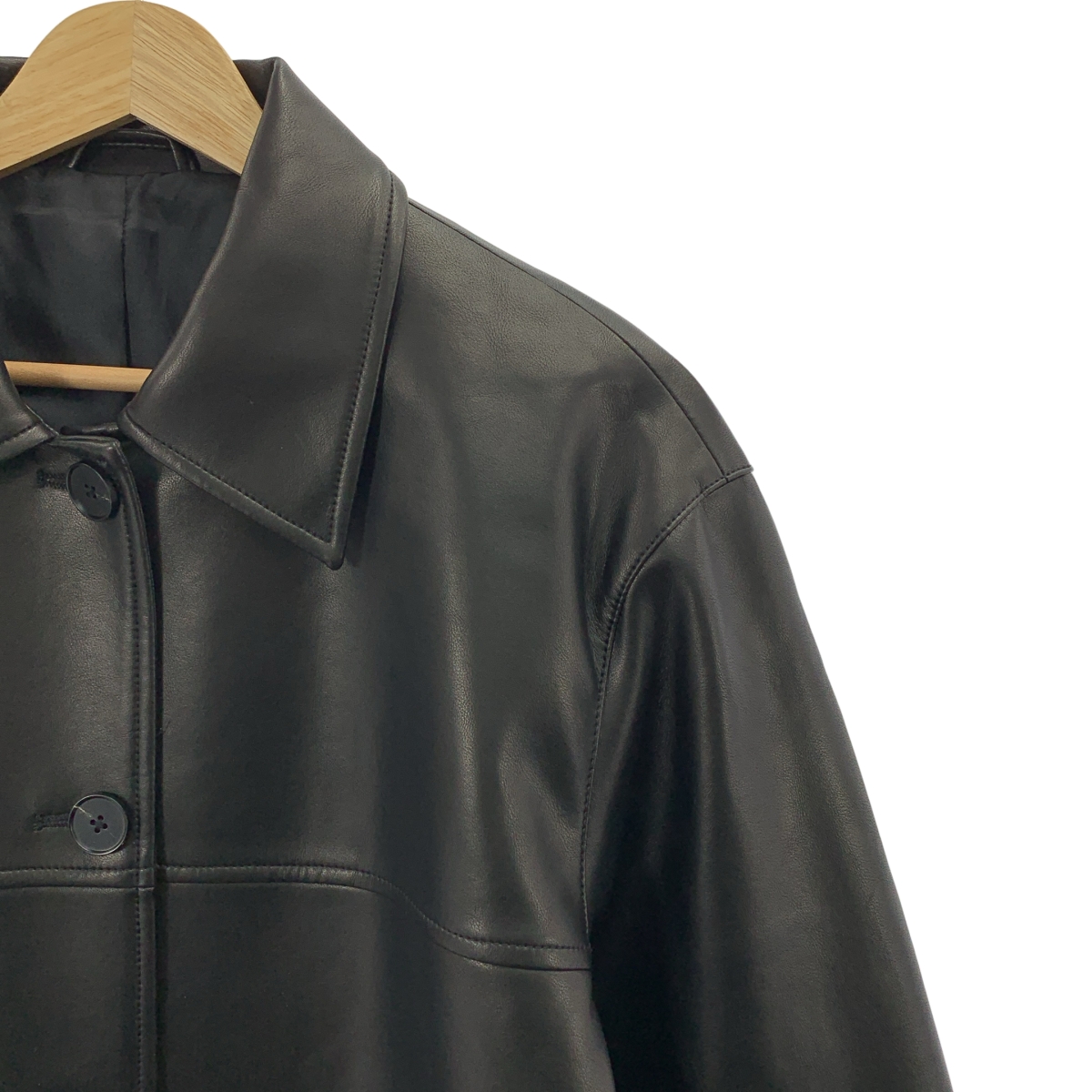 BEAUTY&YOUTH / ビューティーアンドユース レザーライク カバーオール ジャケット